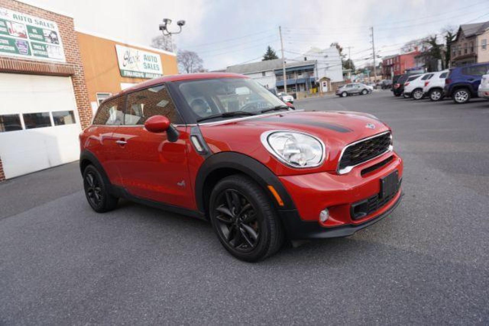 2013 Blazing Red Metallic /Carbon Black Mini Paceman S ALL4 (WMWSS7C57DW) with an 1.6L L4 DOHC 16V engine, 6-Speed Automatic transmission, located at 312 Centre Ave, Schuylkill Haven, PA, 17972, (570) 593-5278, 40.638130, -76.177383 - Photo#5