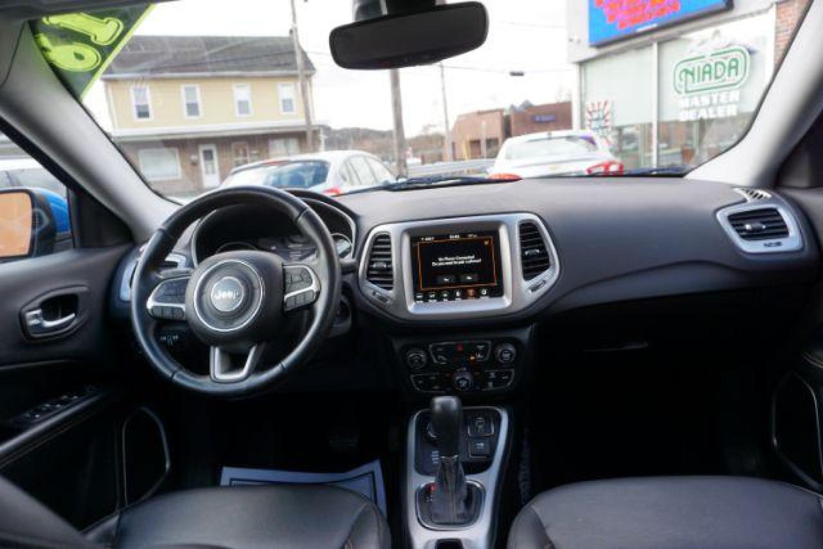 2019 Bright White Clear Coat /Black, vinyl/cloth Jeep Cherokee Latitude Plus 4WD (1C4PJMLBXKD) with an 2.4L L4 DOHC 16V engine, 9-Speed Automatic transmission, located at 312 Centre Ave, Schuylkill Haven, PA, 17972, (570) 593-5278, 40.638130, -76.177383 - luggage rack, power sunroof - Photo#44