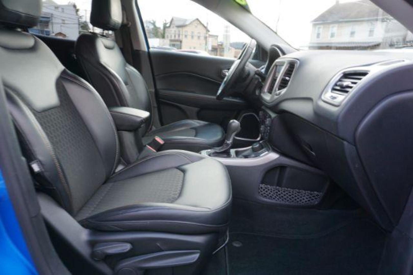 2019 Bright White Clear Coat /Black, vinyl/cloth Jeep Cherokee Latitude Plus 4WD (1C4PJMLBXKD) with an 2.4L L4 DOHC 16V engine, 9-Speed Automatic transmission, located at 312 Centre Ave, Schuylkill Haven, PA, 17972, (570) 593-5278, 40.638130, -76.177383 - luggage rack, power sunroof - Photo#49