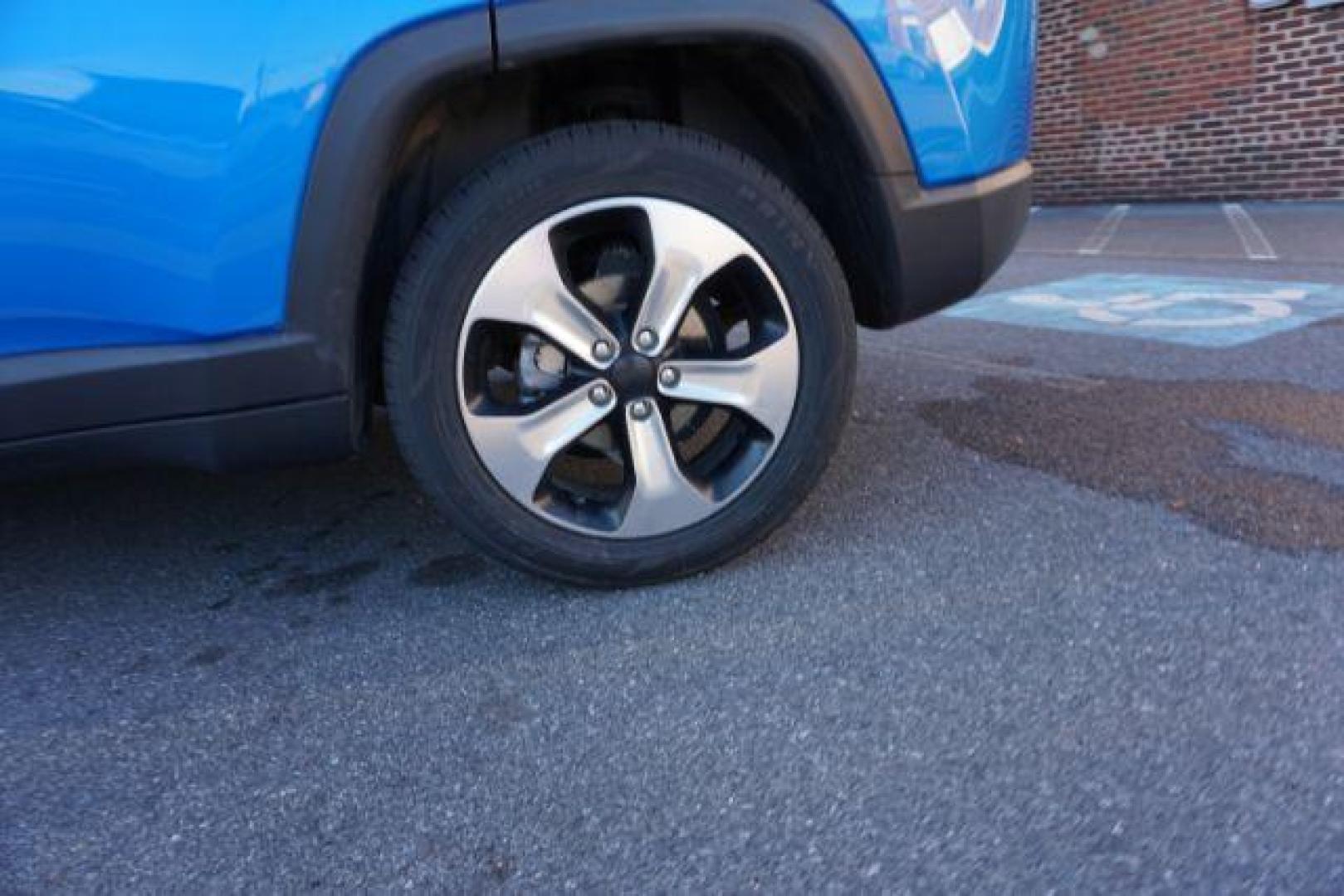 2018 Laser Blue Pearl Coat Jeep Compass Latitude 4WD (3C4NJDBB7JT) with an 2.4L L4 DOHC 16V engine, located at 312 Centre Ave, Schuylkill Haven, PA, 17972, (570) 593-5278, 40.638130, -76.177383 - collision avoidance system, HID headlamps, luggage rack, power liftgate - Photo#12