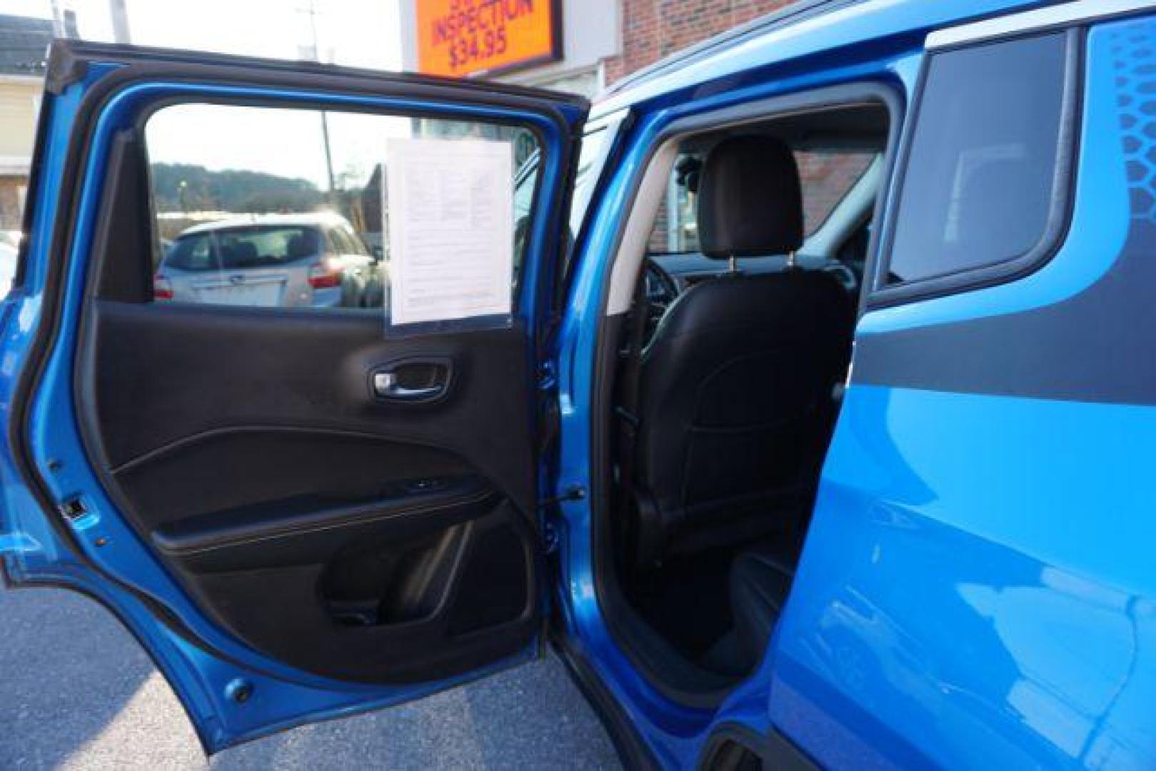 2018 Laser Blue Pearl Coat Jeep Compass Latitude 4WD (3C4NJDBB7JT) with an 2.4L L4 DOHC 16V engine, located at 312 Centre Ave, Schuylkill Haven, PA, 17972, (570) 593-5278, 40.638130, -76.177383 - collision avoidance system, HID headlamps, luggage rack, power liftgate - Photo#28