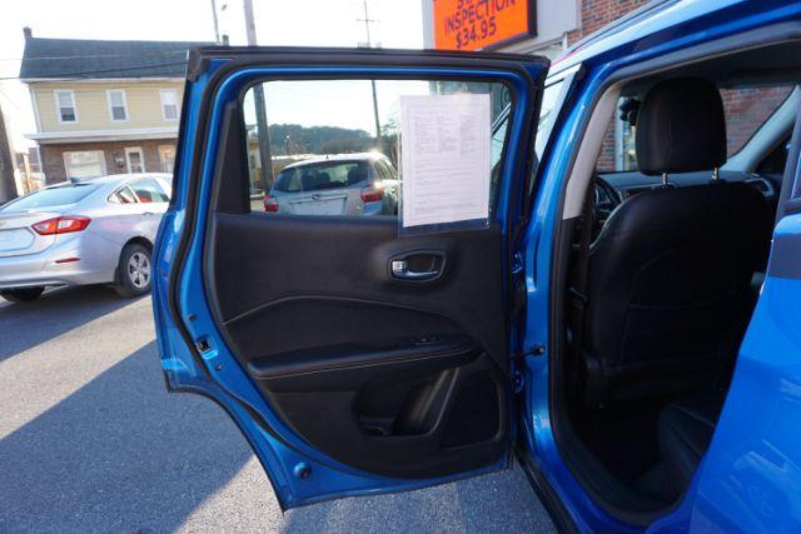 2018 Laser Blue Pearl Coat Jeep Compass Latitude 4WD (3C4NJDBB7JT) with an 2.4L L4 DOHC 16V engine, located at 312 Centre Ave, Schuylkill Haven, PA, 17972, (570) 593-5278, 40.638130, -76.177383 - collision avoidance system, HID headlamps, luggage rack, power liftgate - Photo#29