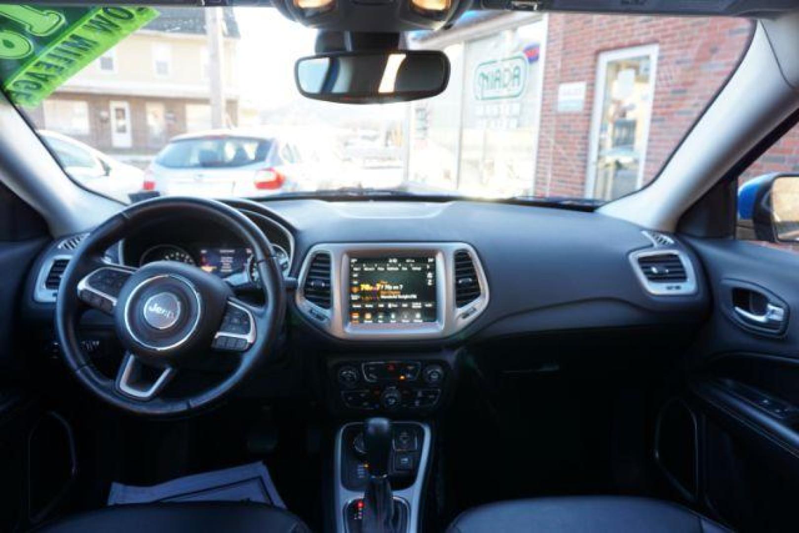 2018 Laser Blue Pearl Coat Jeep Compass Latitude 4WD (3C4NJDBB7JT) with an 2.4L L4 DOHC 16V engine, located at 312 Centre Ave, Schuylkill Haven, PA, 17972, (570) 593-5278, 40.638130, -76.177383 - collision avoidance system, HID headlamps, luggage rack, power liftgate - Photo#36