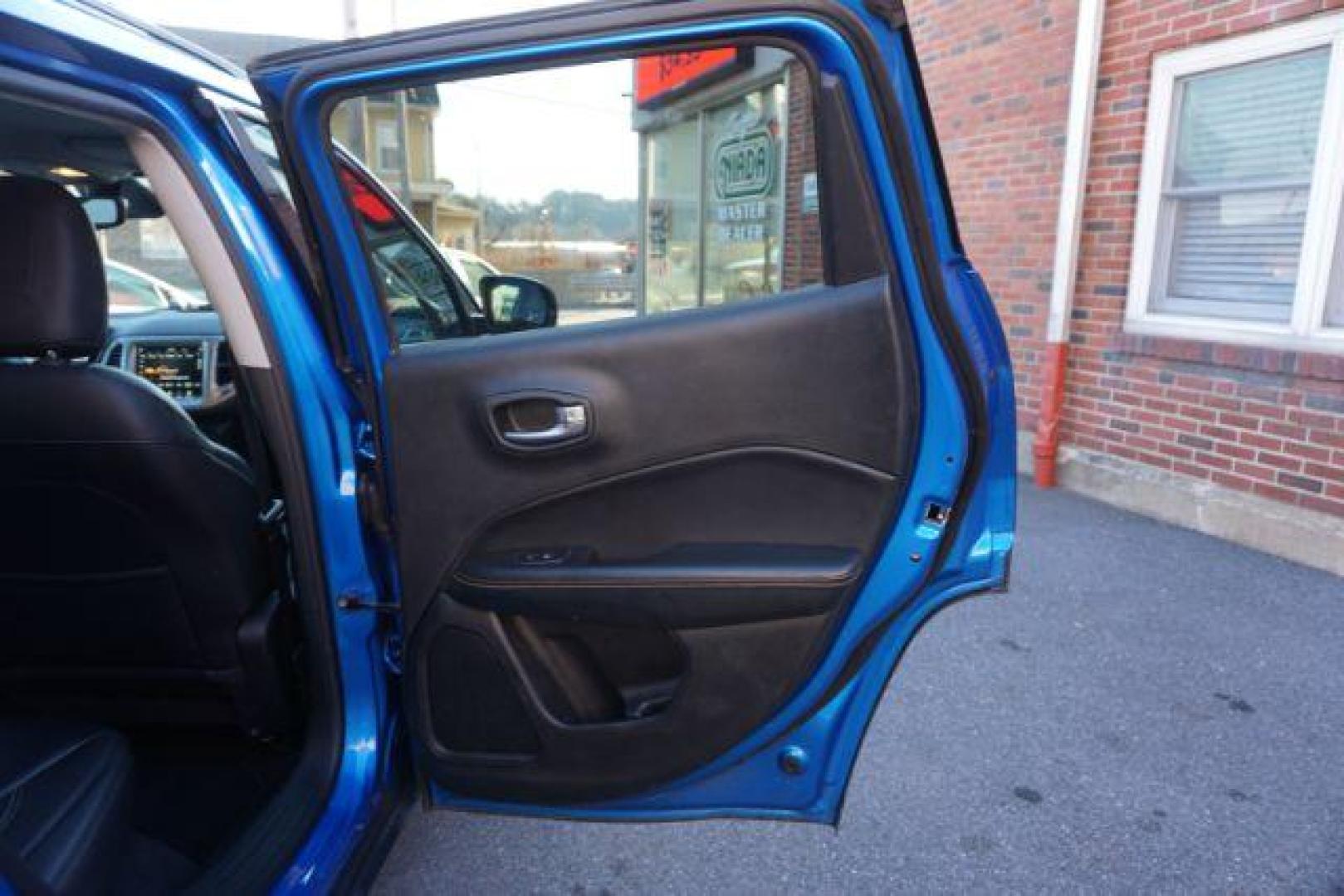 2018 Laser Blue Pearl Coat Jeep Compass Latitude 4WD (3C4NJDBB7JT) with an 2.4L L4 DOHC 16V engine, located at 312 Centre Ave, Schuylkill Haven, PA, 17972, (570) 593-5278, 40.638130, -76.177383 - collision avoidance system, HID headlamps, luggage rack, power liftgate - Photo#40