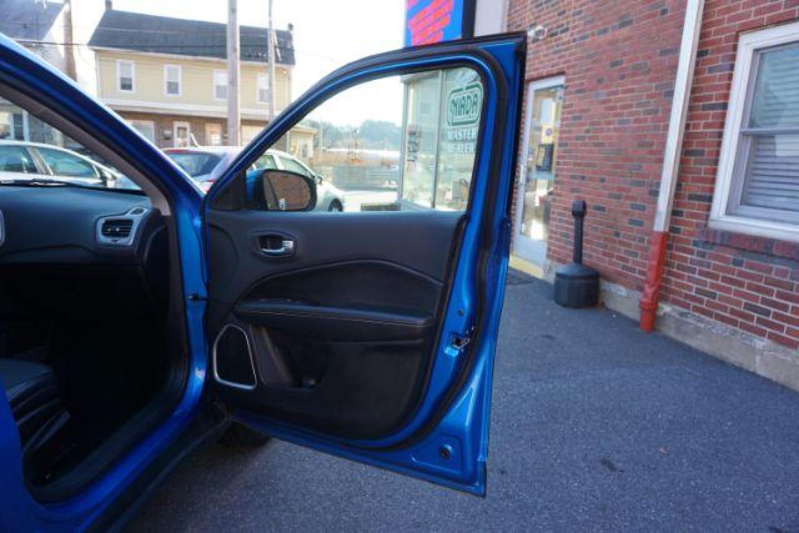 2018 Laser Blue Pearl Coat Jeep Compass Latitude 4WD (3C4NJDBB7JT) with an 2.4L L4 DOHC 16V engine, located at 312 Centre Ave, Schuylkill Haven, PA, 17972, (570) 593-5278, 40.638130, -76.177383 - collision avoidance system, HID headlamps, luggage rack, power liftgate - Photo#45