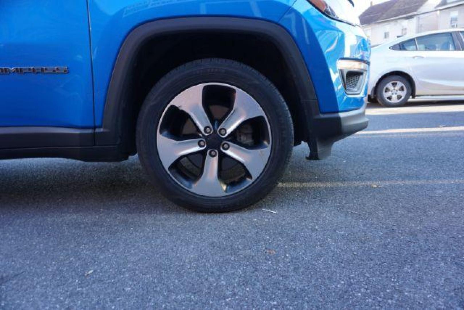 2018 Laser Blue Pearl Coat Jeep Compass Latitude 4WD (3C4NJDBB7JT) with an 2.4L L4 DOHC 16V engine, located at 312 Centre Ave, Schuylkill Haven, PA, 17972, (570) 593-5278, 40.638130, -76.177383 - collision avoidance system, HID headlamps, luggage rack, power liftgate - Photo#5