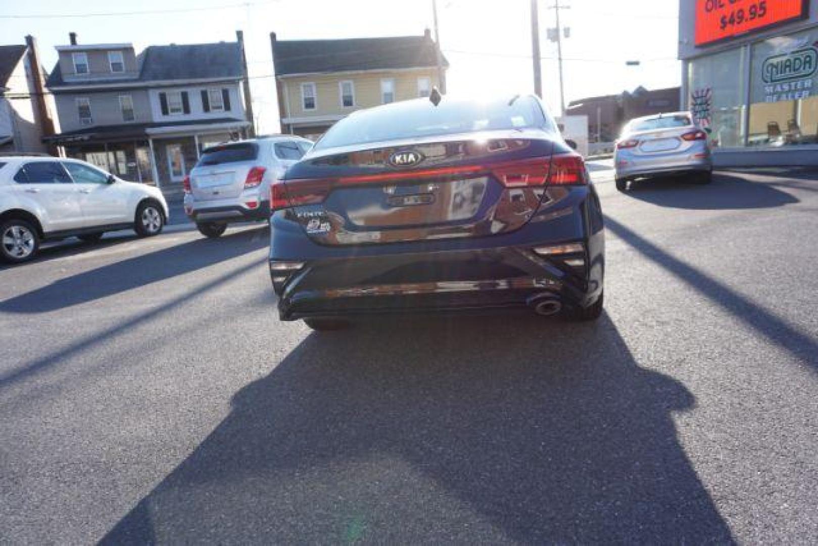 2020 Aurora Black Pearl /Black, cloth Kia Forte FE (3KPF24AD0LE) with an 2.0L L4 DOHC 16V engine, Continuously Variable Transmission transmission, located at 312 Centre Ave, Schuylkill Haven, PA, 17972, (570) 593-5278, 40.638130, -76.177383 - aluminum/alloy wheels - Photo#10