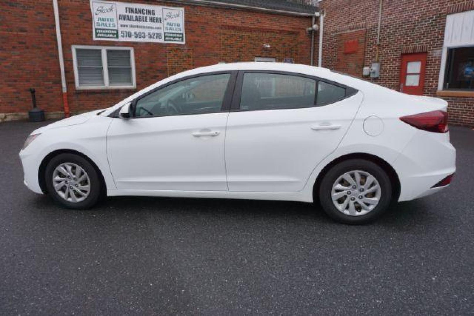 2020 Quartz White Pearl /Black, cloth Hyundai Elantra SE 6AT (5NPD74LF2LH) with an 1.8L L4 DOHC 16V engine, 6-Speed Automatic transmission, located at 312 Centre Ave, Schuylkill Haven, PA, 17972, (570) 593-5278, 40.638130, -76.177383 - aluminum/alloy wheels - Photo#13