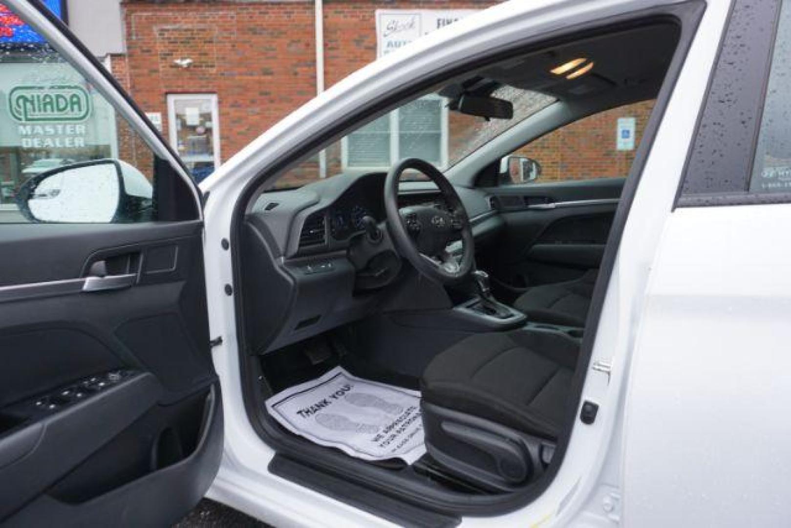 2020 Quartz White Pearl /Black, cloth Hyundai Elantra SE 6AT (5NPD74LF2LH) with an 1.8L L4 DOHC 16V engine, 6-Speed Automatic transmission, located at 312 Centre Ave, Schuylkill Haven, PA, 17972, (570) 593-5278, 40.638130, -76.177383 - aluminum/alloy wheels - Photo#16