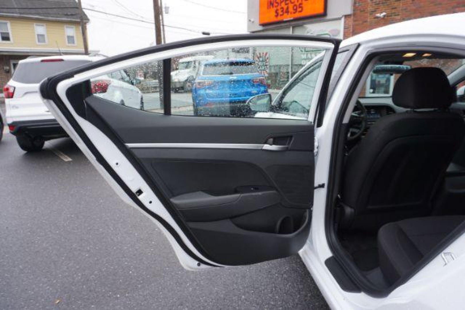 2020 Quartz White Pearl /Black, cloth Hyundai Elantra SE 6AT (5NPD74LF2LH) with an 1.8L L4 DOHC 16V engine, 6-Speed Automatic transmission, located at 312 Centre Ave, Schuylkill Haven, PA, 17972, (570) 593-5278, 40.638130, -76.177383 - aluminum/alloy wheels - Photo#28