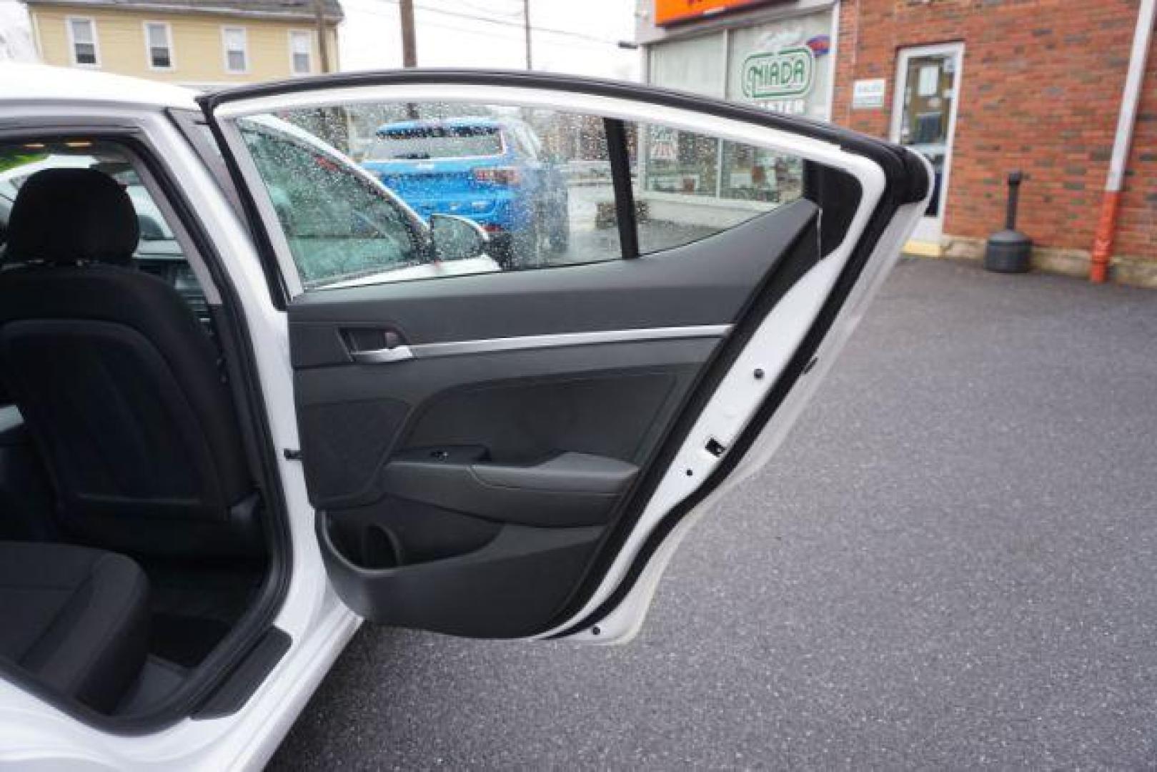 2020 Quartz White Pearl /Black, cloth Hyundai Elantra SE 6AT (5NPD74LF2LH) with an 1.8L L4 DOHC 16V engine, 6-Speed Automatic transmission, located at 312 Centre Ave, Schuylkill Haven, PA, 17972, (570) 593-5278, 40.638130, -76.177383 - aluminum/alloy wheels - Photo#39