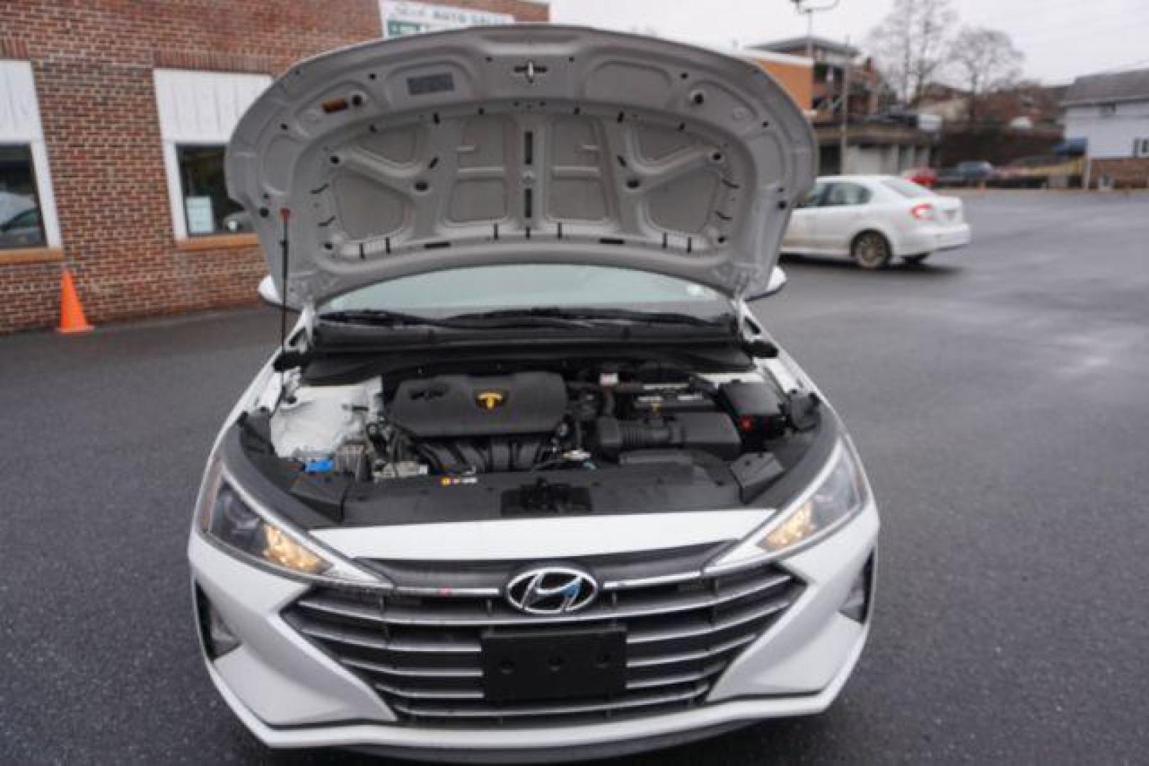 2020 Quartz White Pearl /Black, cloth Hyundai Elantra SE 6AT (5NPD74LF2LH) with an 1.8L L4 DOHC 16V engine, 6-Speed Automatic transmission, located at 312 Centre Ave, Schuylkill Haven, PA, 17972, (570) 593-5278, 40.638130, -76.177383 - aluminum/alloy wheels - Photo#49