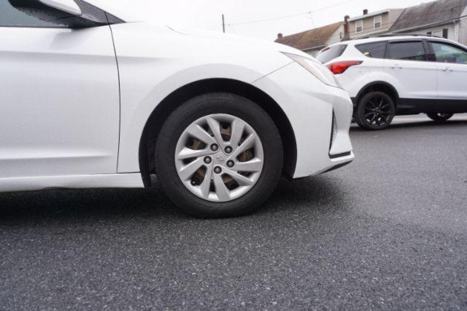 2020 Quartz White Pearl /Black, cloth Hyundai Elantra SE 6AT (5NPD74LF2LH) with an 1.8L L4 DOHC 16V engine, 6-Speed Automatic transmission, located at 312 Centre Ave, Schuylkill Haven, PA, 17972, (570) 593-5278, 40.638130, -76.177383 - aluminum/alloy wheels - Photo#5