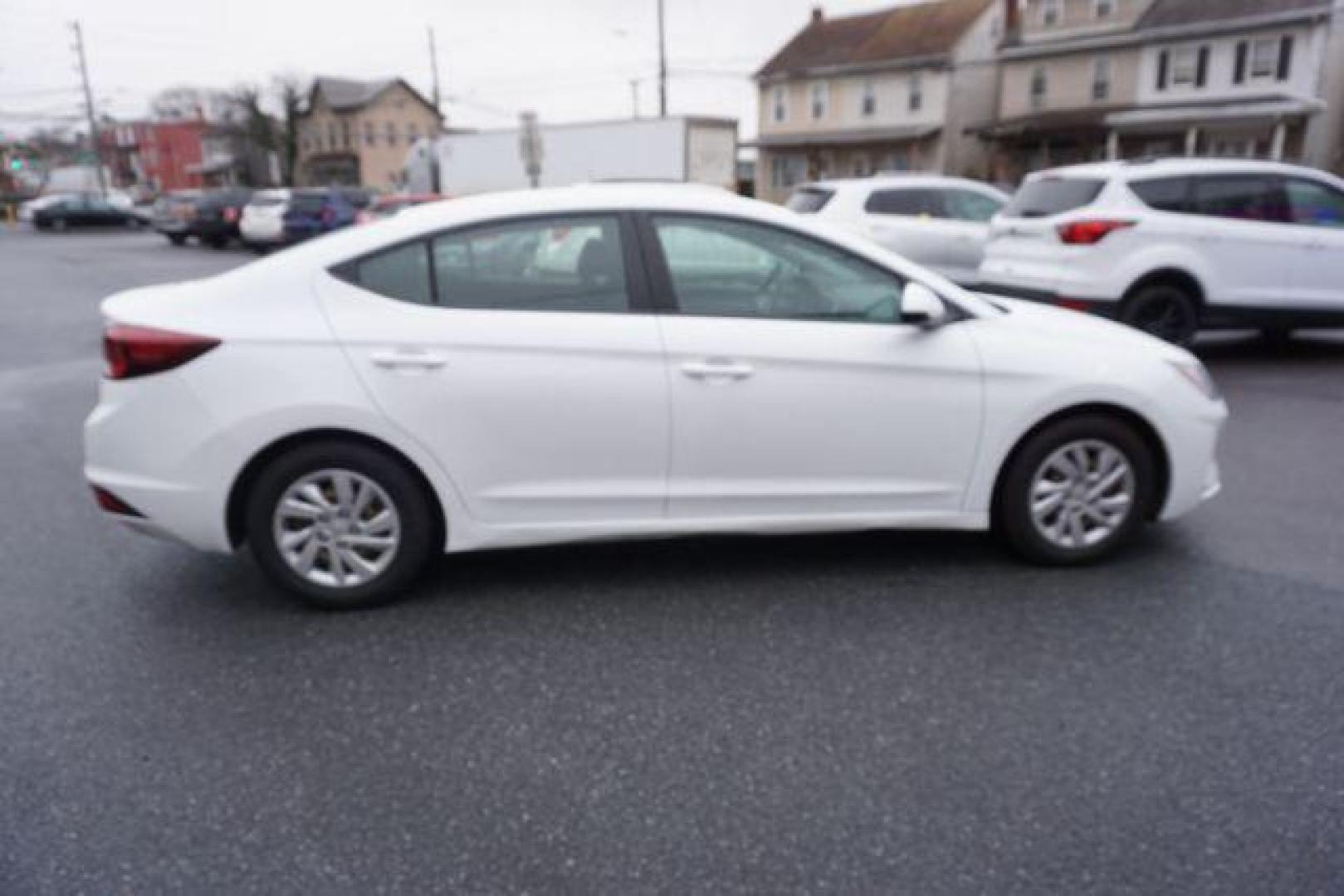 2020 Quartz White Pearl /Black, cloth Hyundai Elantra SE 6AT (5NPD74LF2LH) with an 1.8L L4 DOHC 16V engine, 6-Speed Automatic transmission, located at 312 Centre Ave, Schuylkill Haven, PA, 17972, (570) 593-5278, 40.638130, -76.177383 - aluminum/alloy wheels - Photo#7