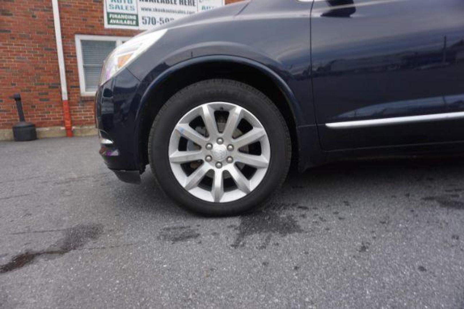 2016 Dark Sapphire Blue Metallic /Light Titanium Seats w/Dark Titanium Interior Acce Buick Enclave Premium AWD (5GAKVCKD0GJ) with an 3.6L V6 DOHC 24V engine, 6-Speed Automatic Overdrive transmission, located at 312 Centre Ave, Schuylkill Haven, PA, 17972, (570) 593-5278, 40.638130, -76.177383 - collision avoidance, lane departure warning, navigation, luggage rack, power sunroof, towing pkg, Bose premium sound - Photo#13