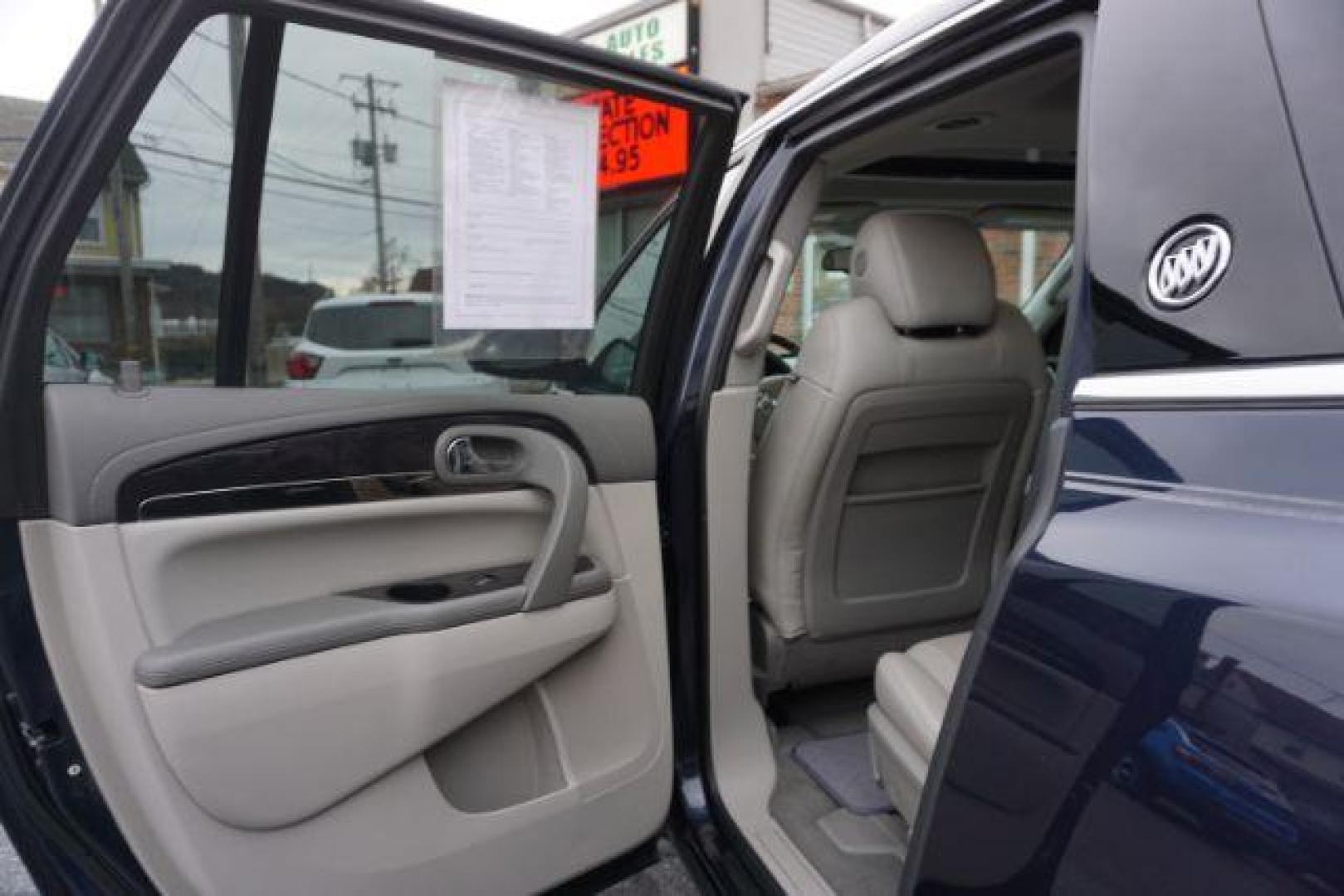 2016 Dark Sapphire Blue Metallic /Light Titanium Seats w/Dark Titanium Interior Acce Buick Enclave Premium AWD (5GAKVCKD0GJ) with an 3.6L V6 DOHC 24V engine, 6-Speed Automatic Overdrive transmission, located at 312 Centre Ave, Schuylkill Haven, PA, 17972, (570) 593-5278, 40.638130, -76.177383 - collision avoidance, lane departure warning, navigation, luggage rack, power sunroof, towing pkg, Bose premium sound - Photo#30