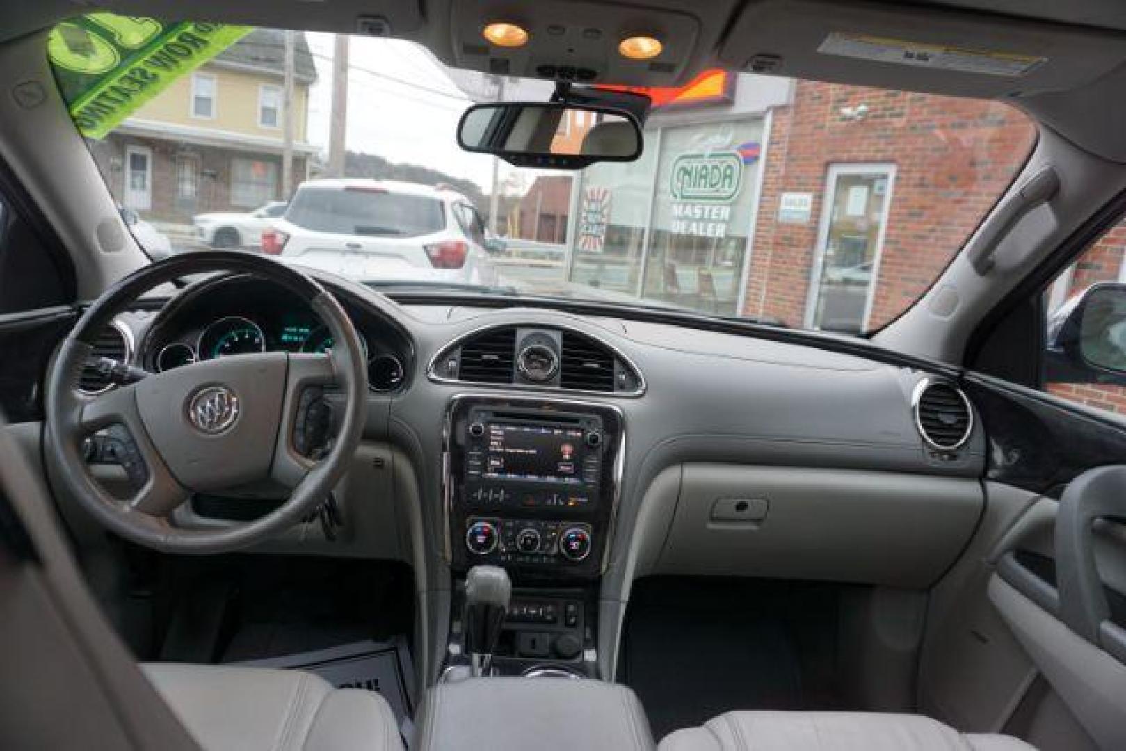 2016 Dark Sapphire Blue Metallic /Light Titanium Seats w/Dark Titanium Interior Acce Buick Enclave Premium AWD (5GAKVCKD0GJ) with an 3.6L V6 DOHC 24V engine, 6-Speed Automatic Overdrive transmission, located at 312 Centre Ave, Schuylkill Haven, PA, 17972, (570) 593-5278, 40.638130, -76.177383 - collision avoidance, lane departure warning, navigation, luggage rack, power sunroof, towing pkg, Bose premium sound - Photo#38