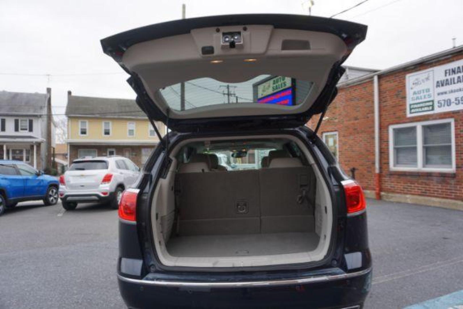 2016 Dark Sapphire Blue Metallic /Light Titanium Seats w/Dark Titanium Interior Acce Buick Enclave Premium AWD (5GAKVCKD0GJ) with an 3.6L V6 DOHC 24V engine, 6-Speed Automatic Overdrive transmission, located at 312 Centre Ave, Schuylkill Haven, PA, 17972, (570) 593-5278, 40.638130, -76.177383 - collision avoidance, lane departure warning, navigation, luggage rack, power sunroof, towing pkg, Bose premium sound - Photo#43