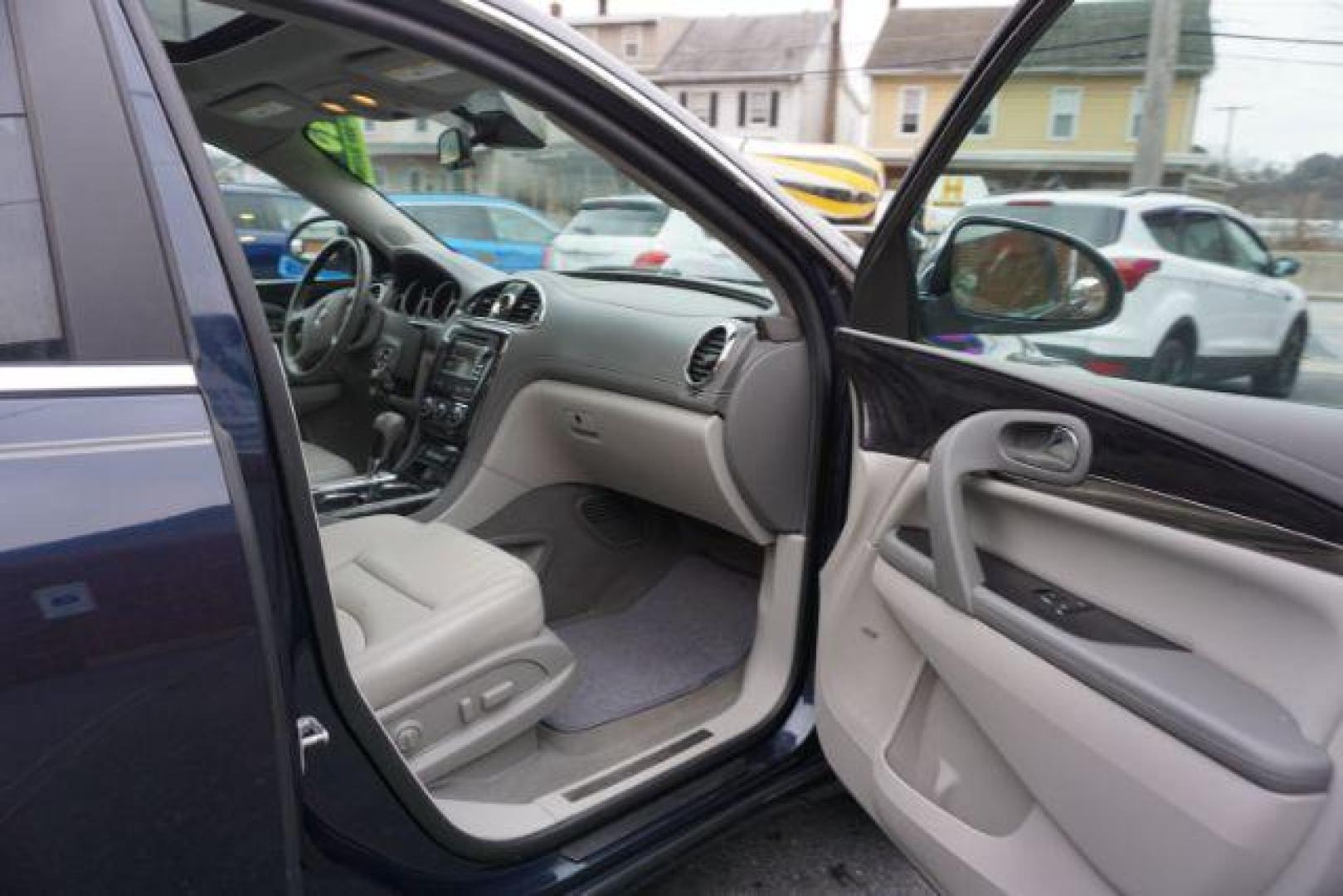 2016 Dark Sapphire Blue Metallic /Light Titanium Seats w/Dark Titanium Interior Acce Buick Enclave Premium AWD (5GAKVCKD0GJ) with an 3.6L V6 DOHC 24V engine, 6-Speed Automatic Overdrive transmission, located at 312 Centre Ave, Schuylkill Haven, PA, 17972, (570) 593-5278, 40.638130, -76.177383 - collision avoidance, lane departure warning, navigation, luggage rack, power sunroof, towing pkg, Bose premium sound - Photo#53