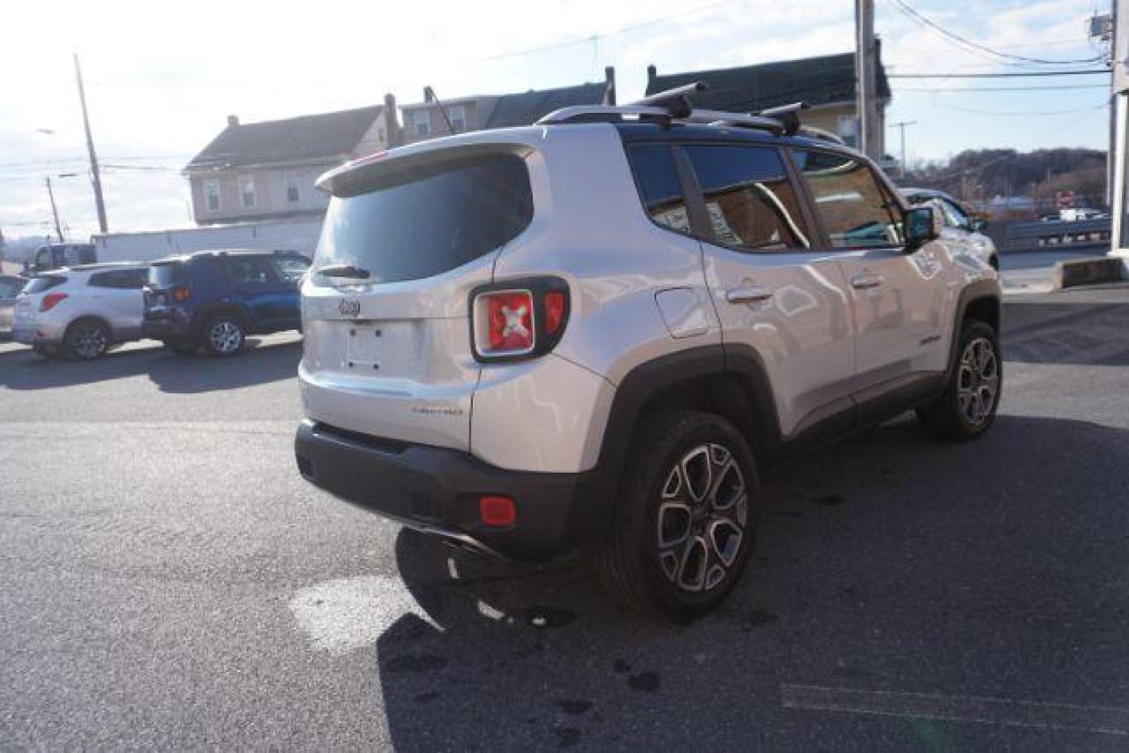 2016 Granite Crystal Metallic Clear Coat /Black, leather Jeep Renegade Limited 4WD (ZACCJBDT4GP) with an 2.4L L4 DOHC 16V engine, 9-Speed Automatic transmission, located at 312 Centre Ave, Schuylkill Haven, PA, 17972, (570) 593-5278, 40.638130, -76.177383 - automatic climate control, back up camera, bluetooth connection, collision avoidance, passive keyless entry, aluminum/alloy wheels, leather seats, luggage rack, power driver's seat, remote engine starter, removeable open air sunroof, heated front seats - Photo#9