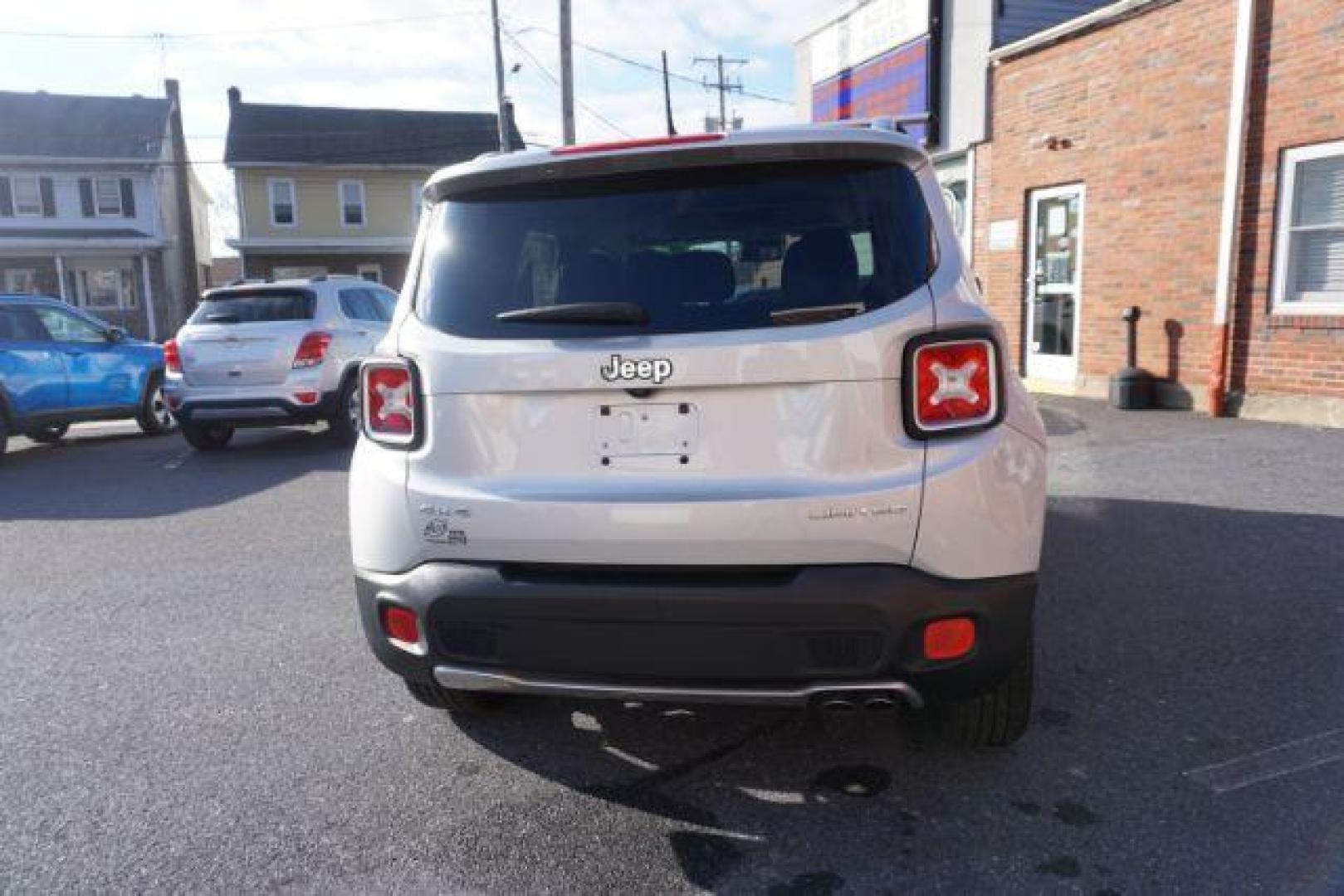 2016 Granite Crystal Metallic Clear Coat /Black, leather Jeep Renegade Limited 4WD (ZACCJBDT4GP) with an 2.4L L4 DOHC 16V engine, 9-Speed Automatic transmission, located at 312 Centre Ave, Schuylkill Haven, PA, 17972, (570) 593-5278, 40.638130, -76.177383 - automatic climate control, back up camera, bluetooth connection, collision avoidance, passive keyless entry, aluminum/alloy wheels, leather seats, luggage rack, power driver's seat, remote engine starter, removeable open air sunroof, heated front seats - Photo#10