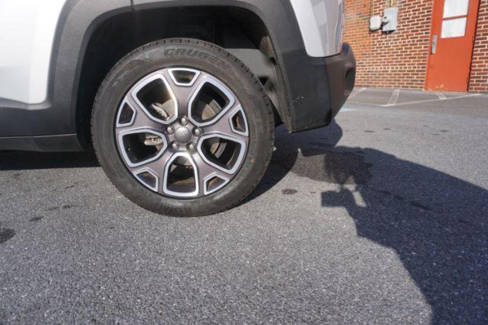 2016 Granite Crystal Metallic Clear Coat /Black, leather Jeep Renegade Limited 4WD (ZACCJBDT4GP) with an 2.4L L4 DOHC 16V engine, 9-Speed Automatic transmission, located at 312 Centre Ave, Schuylkill Haven, PA, 17972, (570) 593-5278, 40.638130, -76.177383 - automatic climate control, back up camera, bluetooth connection, collision avoidance, passive keyless entry, aluminum/alloy wheels, leather seats, luggage rack, power driver's seat, remote engine starter, removeable open air sunroof, heated front seats - Photo#12