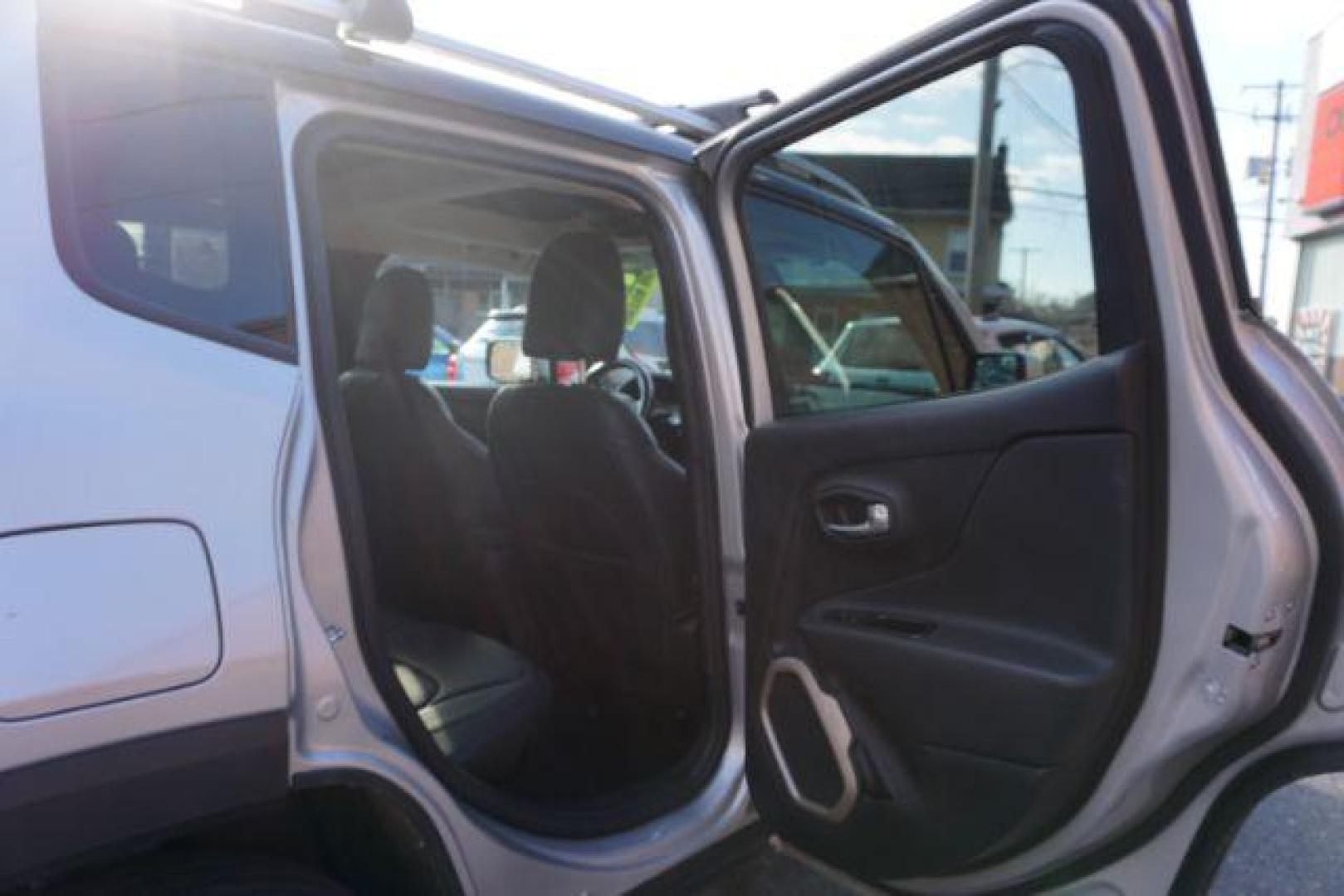 2016 Granite Crystal Metallic Clear Coat /Black, leather Jeep Renegade Limited 4WD (ZACCJBDT4GP) with an 2.4L L4 DOHC 16V engine, 9-Speed Automatic transmission, located at 312 Centre Ave, Schuylkill Haven, PA, 17972, (570) 593-5278, 40.638130, -76.177383 - automatic climate control, back up camera, bluetooth connection, collision avoidance, passive keyless entry, aluminum/alloy wheels, leather seats, luggage rack, power driver's seat, remote engine starter, removeable open air sunroof, heated front seats - Photo#42