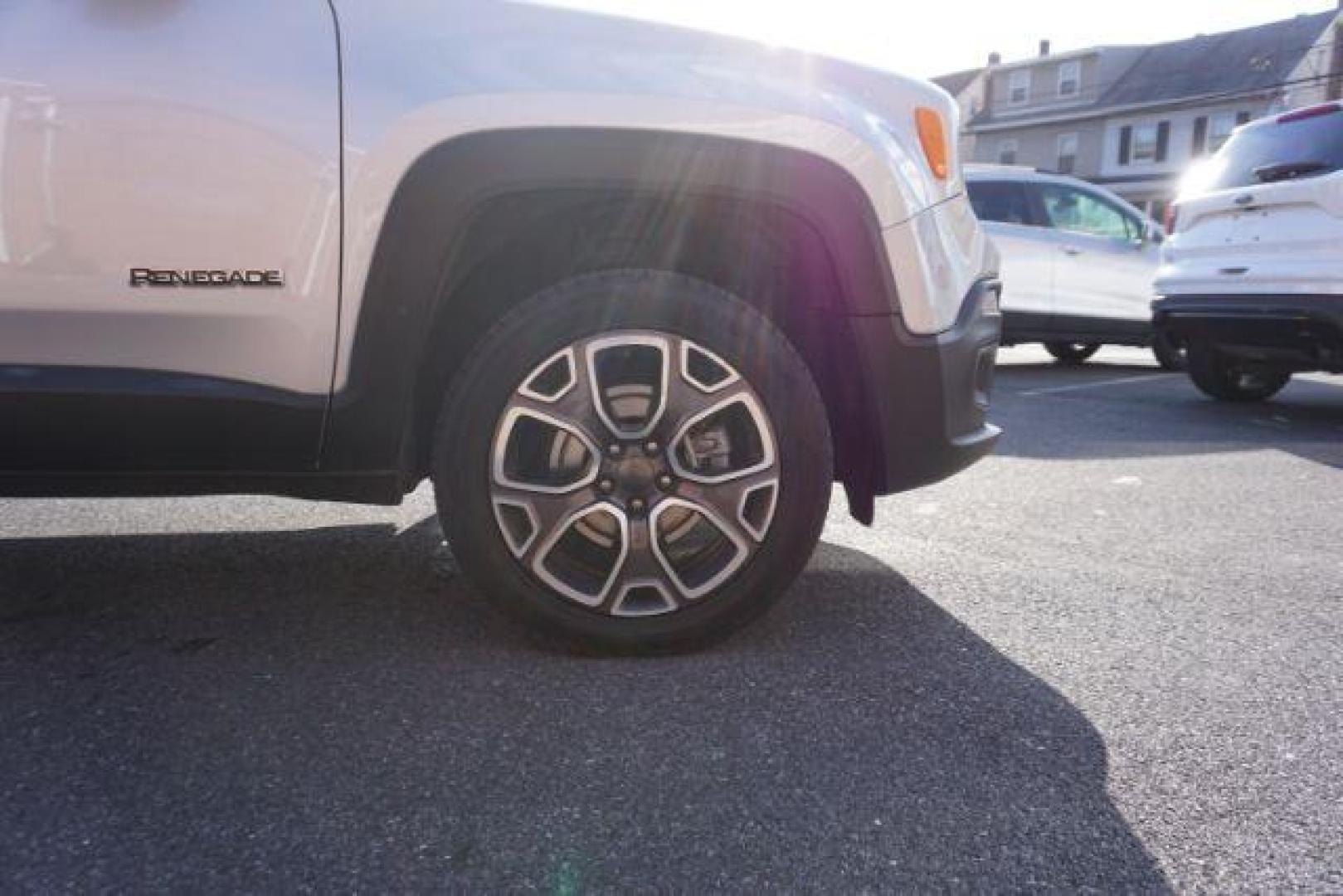 2016 Granite Crystal Metallic Clear Coat /Black, leather Jeep Renegade Limited 4WD (ZACCJBDT4GP) with an 2.4L L4 DOHC 16V engine, 9-Speed Automatic transmission, located at 312 Centre Ave, Schuylkill Haven, PA, 17972, (570) 593-5278, 40.638130, -76.177383 - automatic climate control, back up camera, bluetooth connection, collision avoidance, passive keyless entry, aluminum/alloy wheels, leather seats, luggage rack, power driver's seat, remote engine starter, removeable open air sunroof, heated front seats - Photo#6