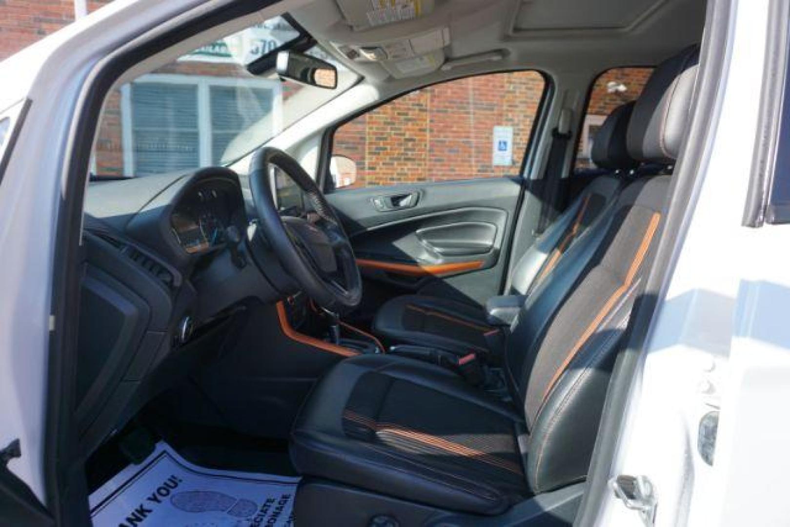 2018 Diamond White /Ebony Black, leather/premium cloth Ford EcoSport SES AWD (MAJ6P1CL4JC) with an 2.0L L4 DOHC 16V engine, 6-Speed Automatic transmission, located at 312 Centre Ave, Schuylkill Haven, PA, 17972, (570) 593-5278, 40.638130, -76.177383 - luggage rack - Photo#18