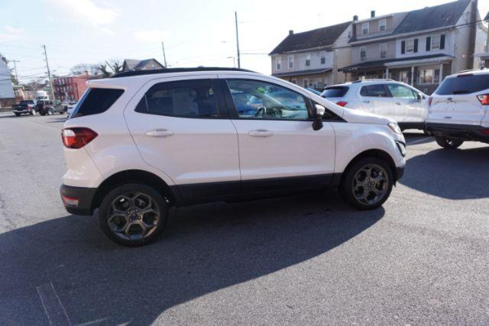 2018 Diamond White /Ebony Black, leather/premium cloth Ford EcoSport SES AWD (MAJ6P1CL4JC) with an 2.0L L4 DOHC 16V engine, 6-Speed Automatic transmission, located at 312 Centre Ave, Schuylkill Haven, PA, 17972, (570) 593-5278, 40.638130, -76.177383 - luggage rack - Photo#7