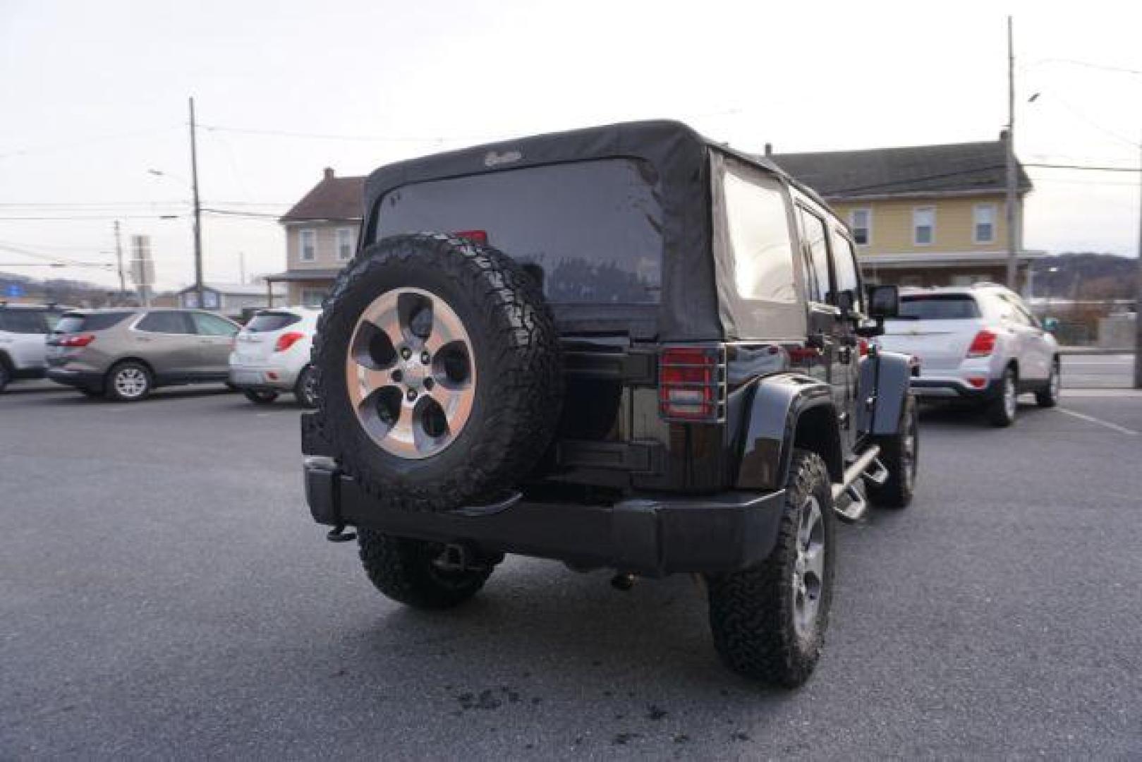 2016 Black Clear Coat /Black, leather Jeep Wrangler Unlimited Sahara 4WD (1C4BJWEG4GL) with an 3.6L V6 DOHC 24V FFV engine, 5-Speed Automatic transmission, located at 312 Centre Ave, Schuylkill Haven, PA, 17972, (570) 593-5278, 40.638130, -76.177383 - automatic climate control, bluetooth, navigation, fixed running boards, hard top, leather seats, remote engine starter, towing pkg, heated front seats, Alpine stereo system - Photo#9