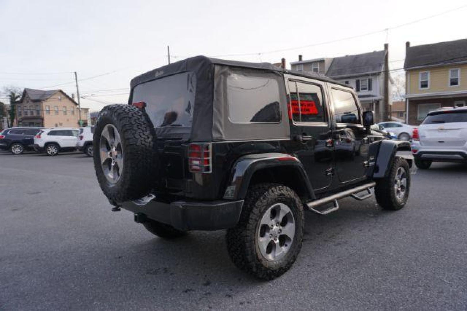 2016 Black Clear Coat /Black, leather Jeep Wrangler Unlimited Sahara 4WD (1C4BJWEG4GL) with an 3.6L V6 DOHC 24V FFV engine, 5-Speed Automatic transmission, located at 312 Centre Ave, Schuylkill Haven, PA, 17972, (570) 593-5278, 40.638130, -76.177383 - automatic climate control, bluetooth, navigation, fixed running boards, hard top, leather seats, remote engine starter, towing pkg, heated front seats, Alpine stereo system - Photo#8