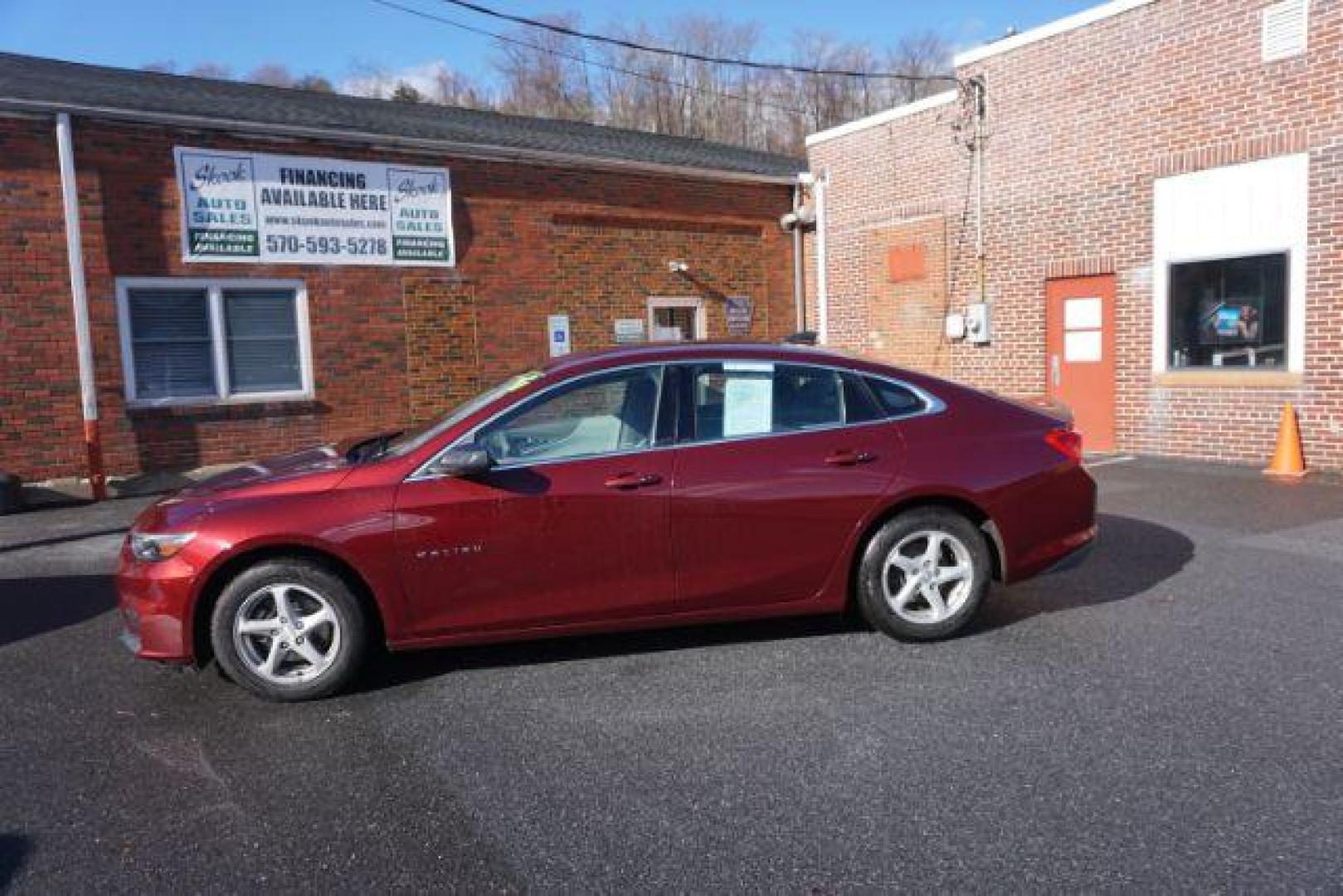 2016 Butte Red Metalllic Chevrolet Malibu LS (1G1ZB5ST5GF) with an 1.5L L4 DOHC 16V engine, 6-Speed Automatic transmission, located at 312 Centre Ave, Schuylkill Haven, PA, 17972, (570) 593-5278, 40.638130, -76.177383 - remote engine starter - Photo#13