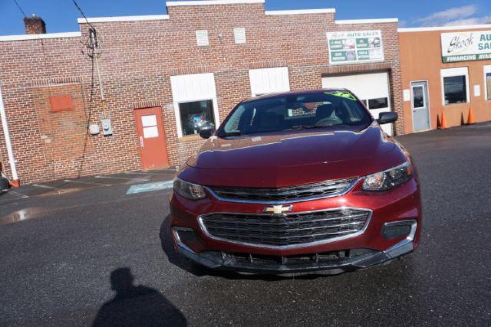 2016 Butte Red Metalllic Chevrolet Malibu LS (1G1ZB5ST5GF) with an 1.5L L4 DOHC 16V engine, 6-Speed Automatic transmission, located at 312 Centre Ave, Schuylkill Haven, PA, 17972, (570) 593-5278, 40.638130, -76.177383 - remote engine starter - Photo#3