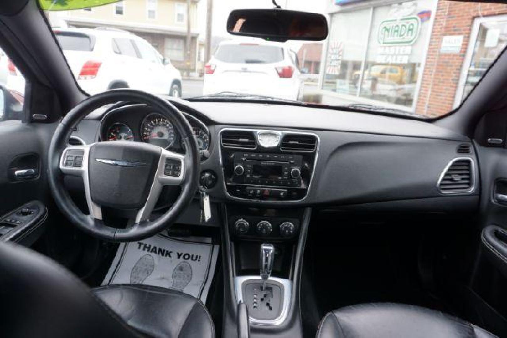 2014 Dp Cherry Red Crystal PC /Black Chrysler 200 Limited (1C3CCBCG6EN) with an 3.6L V6 DOHC 24V FFV engine, 6-Speed Automatic transmission, located at 312 Centre Ave, Schuylkill Haven, PA, 17972, (570) 593-5278, 40.638130, -76.177383 - bluetooth, 3.6L V6 engine, aluminum/alloy wheels, fog lights, leather seats, power driver's seat, remote engine starter, heated front seats, Boston acoustics stereo - Photo#37