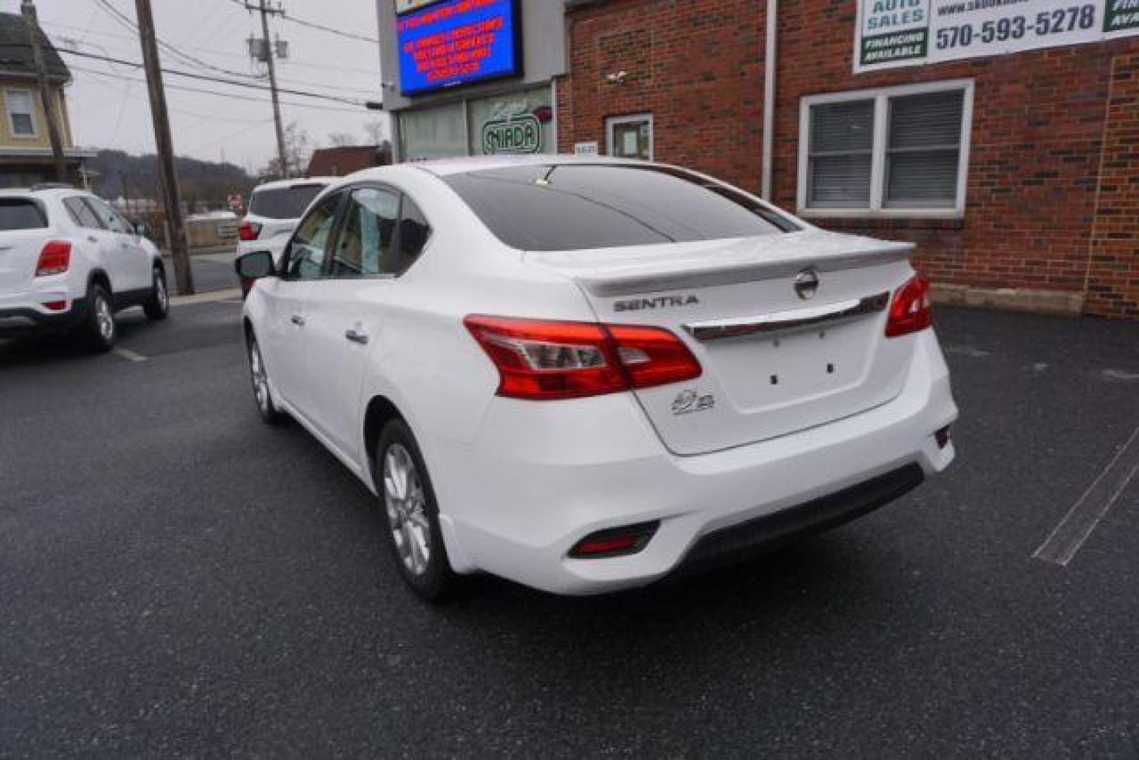 2017 Fresh Powder /Charcoal, cloth Nissan Sentra S CVT (3N1AB7AP6HY) with an 1.8L L4 SFI DOHC 16V engine, Continuously Variable Transmission transmission, located at 312 Centre Ave, Schuylkill Haven, PA, 17972, (570) 593-5278, 40.638130, -76.177383 - Photo#14