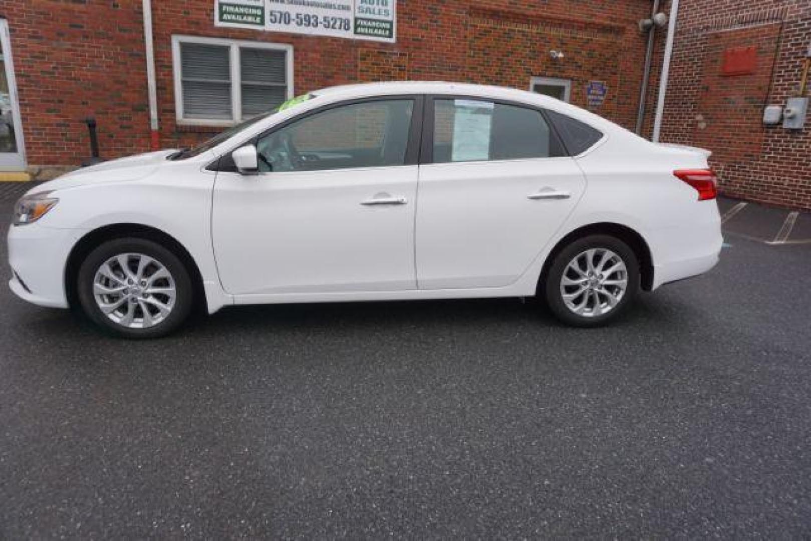 2017 Fresh Powder /Charcoal, cloth Nissan Sentra S CVT (3N1AB7AP6HY) with an 1.8L L4 SFI DOHC 16V engine, Continuously Variable Transmission transmission, located at 312 Centre Ave, Schuylkill Haven, PA, 17972, (570) 593-5278, 40.638130, -76.177383 - Photo#17