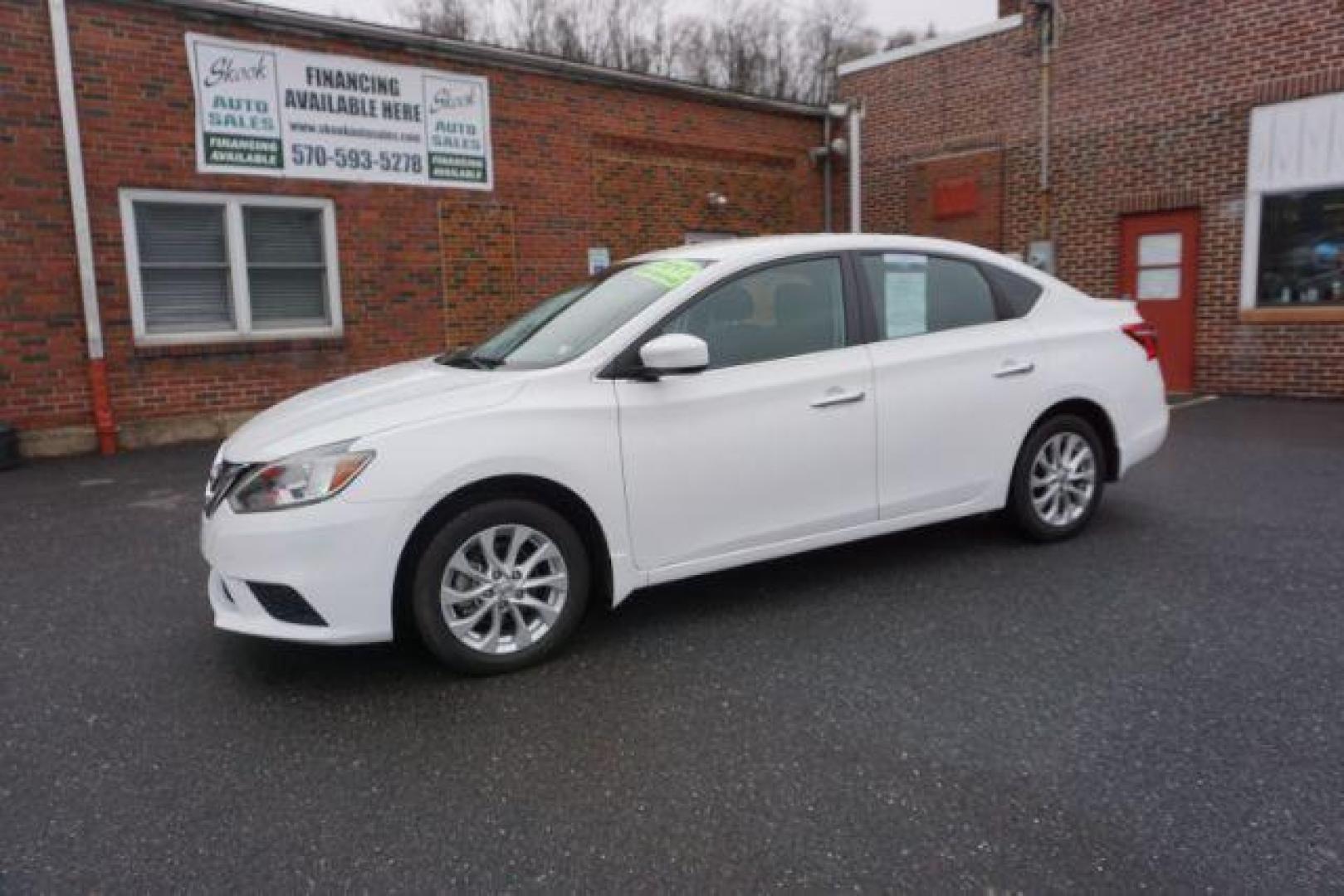 2017 Fresh Powder /Charcoal, cloth Nissan Sentra S CVT (3N1AB7AP6HY) with an 1.8L L4 SFI DOHC 16V engine, Continuously Variable Transmission transmission, located at 312 Centre Ave, Schuylkill Haven, PA, 17972, (570) 593-5278, 40.638130, -76.177383 - Photo#1