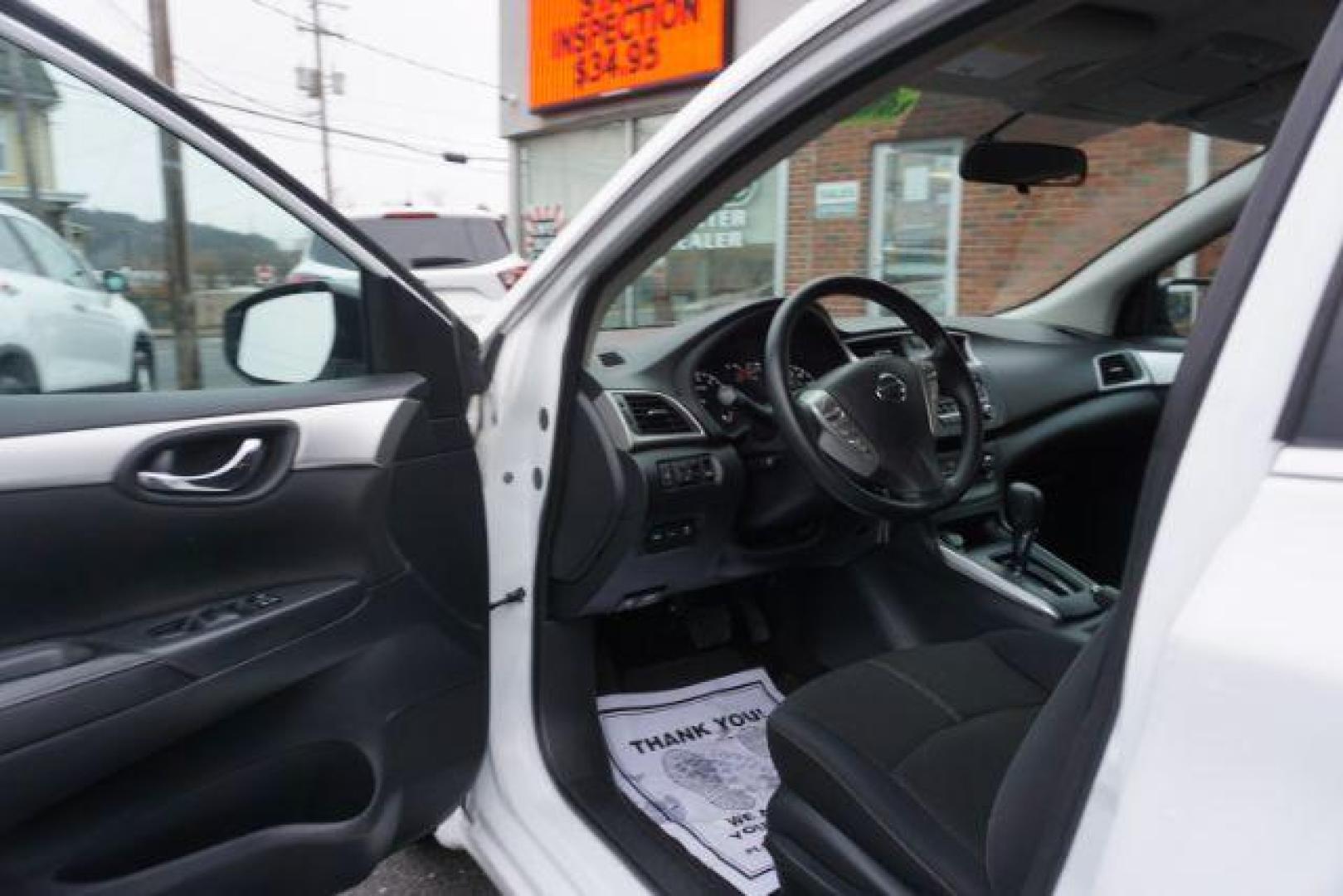 2017 Fresh Powder /Charcoal, cloth Nissan Sentra S CVT (3N1AB7AP6HY) with an 1.8L L4 SFI DOHC 16V engine, Continuously Variable Transmission transmission, located at 312 Centre Ave, Schuylkill Haven, PA, 17972, (570) 593-5278, 40.638130, -76.177383 - Photo#20