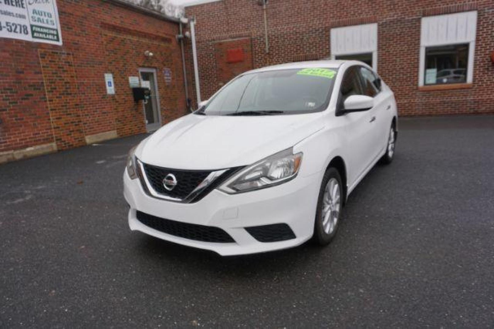 2017 Fresh Powder /Charcoal, cloth Nissan Sentra S CVT (3N1AB7AP6HY) with an 1.8L L4 SFI DOHC 16V engine, Continuously Variable Transmission transmission, located at 312 Centre Ave, Schuylkill Haven, PA, 17972, (570) 593-5278, 40.638130, -76.177383 - Photo#3