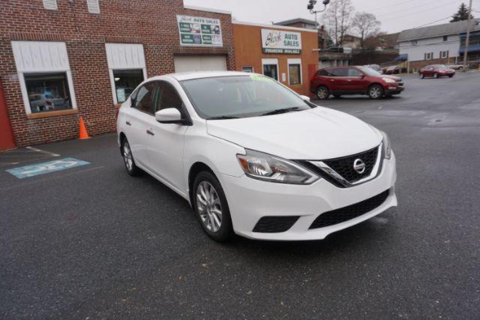 2017 Fresh Powder /Charcoal, cloth Nissan Sentra S CVT (3N1AB7AP6HY) with an 1.8L L4 SFI DOHC 16V engine, Continuously Variable Transmission transmission, located at 312 Centre Ave, Schuylkill Haven, PA, 17972, (570) 593-5278, 40.638130, -76.177383 - Photo#6