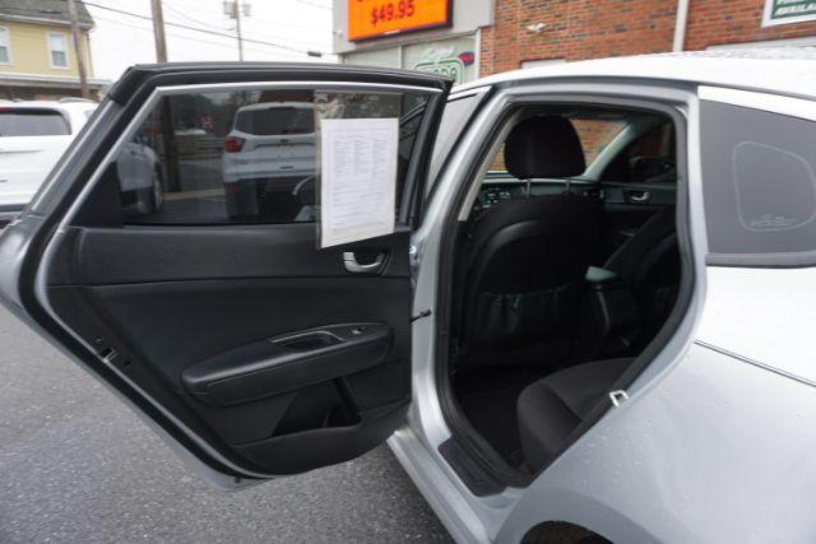 2018 Silky Silver /Black Cloth, cloth Kia Optima LX (5XXGT4L3XJG) with an 2.4L L4 DOHC 16V engine, 6-Speed Automatic transmission, located at 312 Centre Ave, Schuylkill Haven, PA, 17972, (570) 593-5278, 40.638130, -76.177383 - blind spot monitor, rear parking sensors - Photo#29