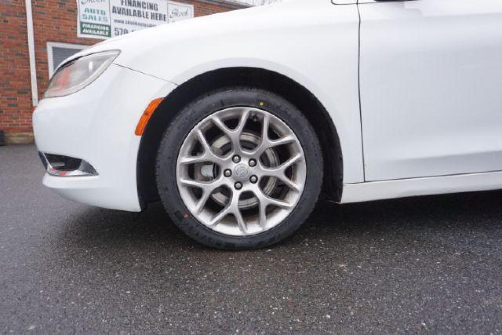 2016 Bright White Clear Coat /black leather Chrysler 200 C AWD (1C3CCCEG7GN) with an 3.6L V6 DOHC 24V FFV engine, 9-Speed Automatic transmission, located at 312 Centre Ave, Schuylkill Haven, PA, 17972, (570) 593-5278, 40.638130, -76.177383 - bluetooth, navigation, aluminum/alloy wheels, leather seats, power passenger seat, power sunroof, Alpine Stereo System - Photo#12