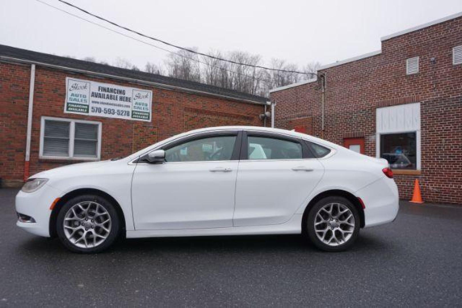 2016 Bright White Clear Coat /black leather Chrysler 200 C AWD (1C3CCCEG7GN) with an 3.6L V6 DOHC 24V FFV engine, 9-Speed Automatic transmission, located at 312 Centre Ave, Schuylkill Haven, PA, 17972, (570) 593-5278, 40.638130, -76.177383 - bluetooth, navigation, aluminum/alloy wheels, leather seats, power passenger seat, power sunroof, Alpine Stereo System - Photo#13