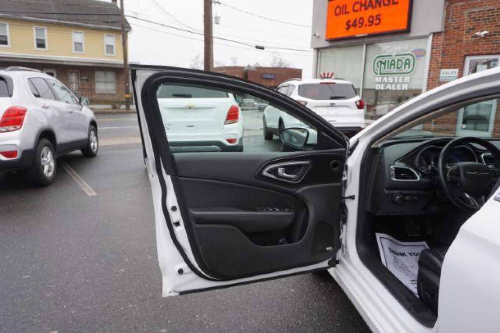 2016 Bright White Clear Coat /black leather Chrysler 200 C AWD (1C3CCCEG7GN) with an 3.6L V6 DOHC 24V FFV engine, 9-Speed Automatic transmission, located at 312 Centre Ave, Schuylkill Haven, PA, 17972, (570) 593-5278, 40.638130, -76.177383 - bluetooth, navigation, aluminum/alloy wheels, leather seats, power passenger seat, power sunroof, Alpine Stereo System - Photo#16