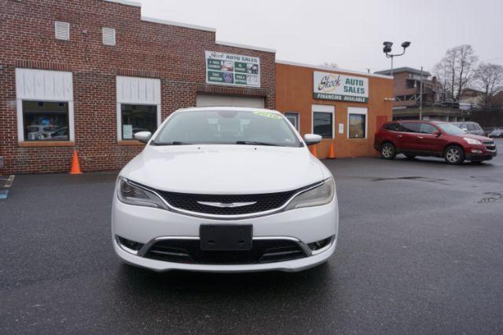 2016 Bright White Clear Coat /black leather Chrysler 200 C AWD (1C3CCCEG7GN) with an 3.6L V6 DOHC 24V FFV engine, 9-Speed Automatic transmission, located at 312 Centre Ave, Schuylkill Haven, PA, 17972, (570) 593-5278, 40.638130, -76.177383 - bluetooth, navigation, aluminum/alloy wheels, leather seats, power passenger seat, power sunroof, Alpine Stereo System - Photo#3