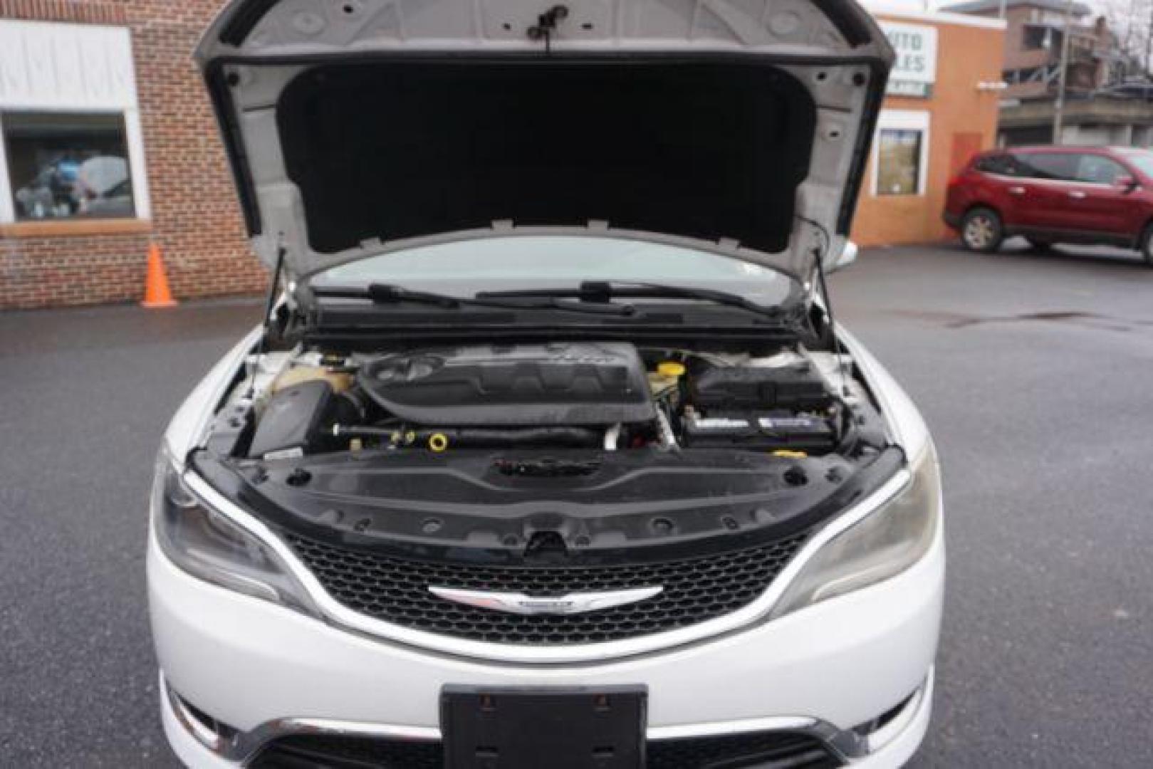 2016 Bright White Clear Coat /black leather Chrysler 200 C AWD (1C3CCCEG7GN) with an 3.6L V6 DOHC 24V FFV engine, 9-Speed Automatic transmission, located at 312 Centre Ave, Schuylkill Haven, PA, 17972, (570) 593-5278, 40.638130, -76.177383 - bluetooth, navigation, aluminum/alloy wheels, leather seats, power passenger seat, power sunroof, Alpine Stereo System - Photo#51