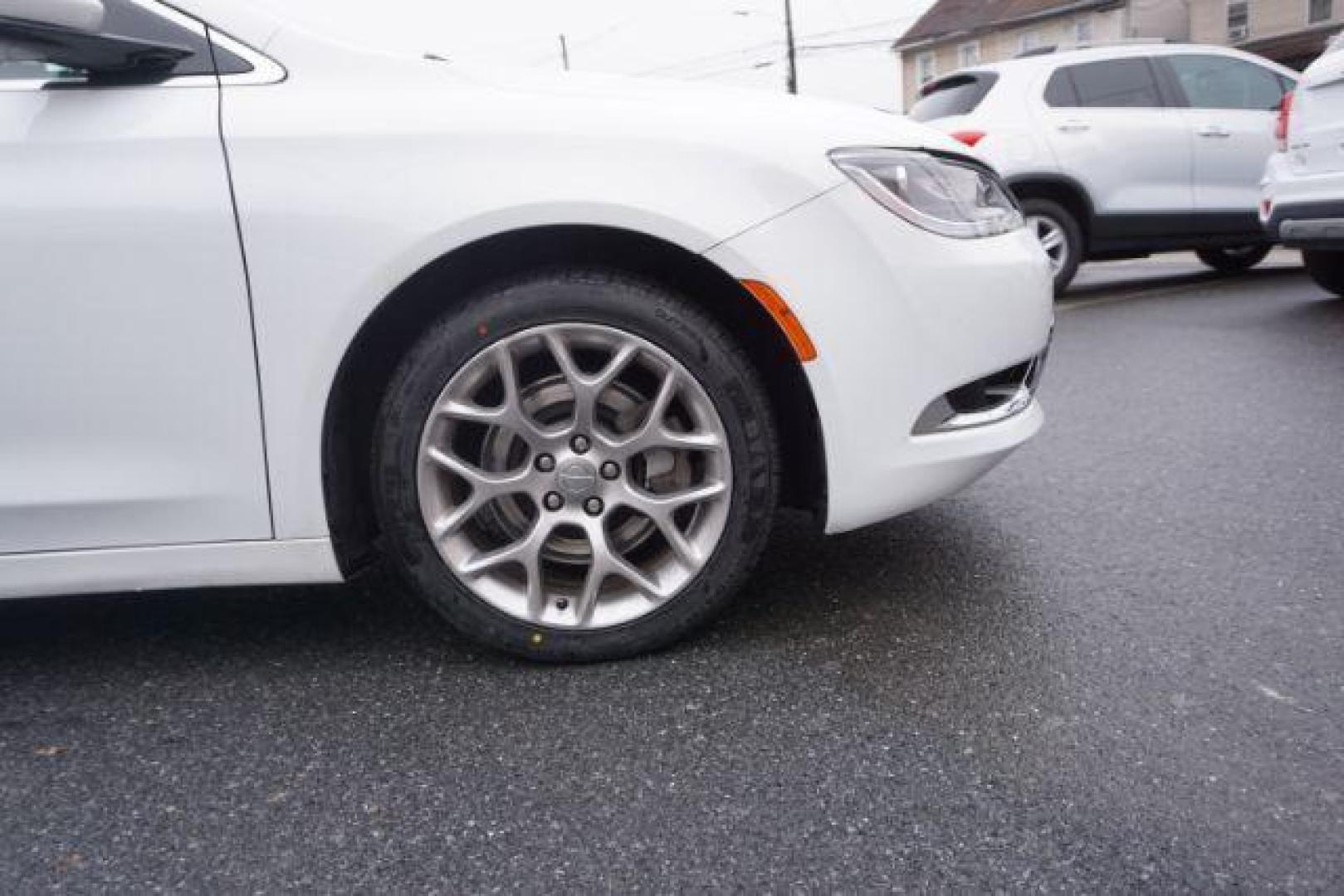 2016 Bright White Clear Coat /black leather Chrysler 200 C AWD (1C3CCCEG7GN) with an 3.6L V6 DOHC 24V FFV engine, 9-Speed Automatic transmission, located at 312 Centre Ave, Schuylkill Haven, PA, 17972, (570) 593-5278, 40.638130, -76.177383 - bluetooth, navigation, aluminum/alloy wheels, leather seats, power passenger seat, power sunroof, Alpine Stereo System - Photo#5