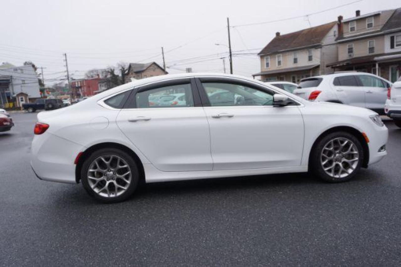 2016 Bright White Clear Coat /black leather Chrysler 200 C AWD (1C3CCCEG7GN) with an 3.6L V6 DOHC 24V FFV engine, 9-Speed Automatic transmission, located at 312 Centre Ave, Schuylkill Haven, PA, 17972, (570) 593-5278, 40.638130, -76.177383 - bluetooth, navigation, aluminum/alloy wheels, leather seats, power passenger seat, power sunroof, Alpine Stereo System - Photo#7