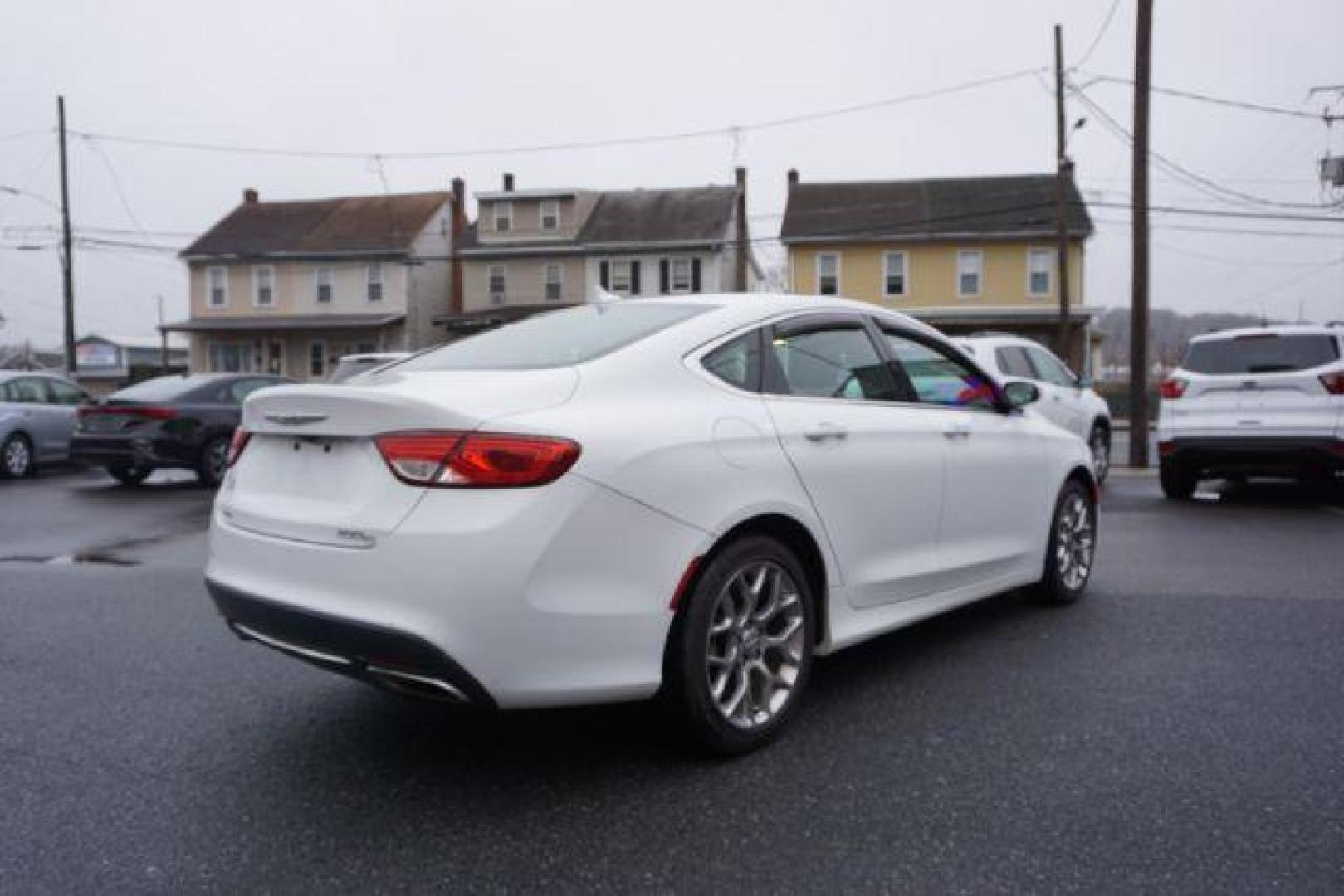 2016 Bright White Clear Coat /black leather Chrysler 200 C AWD (1C3CCCEG7GN) with an 3.6L V6 DOHC 24V FFV engine, 9-Speed Automatic transmission, located at 312 Centre Ave, Schuylkill Haven, PA, 17972, (570) 593-5278, 40.638130, -76.177383 - bluetooth, navigation, aluminum/alloy wheels, leather seats, power passenger seat, power sunroof, Alpine Stereo System - Photo#8